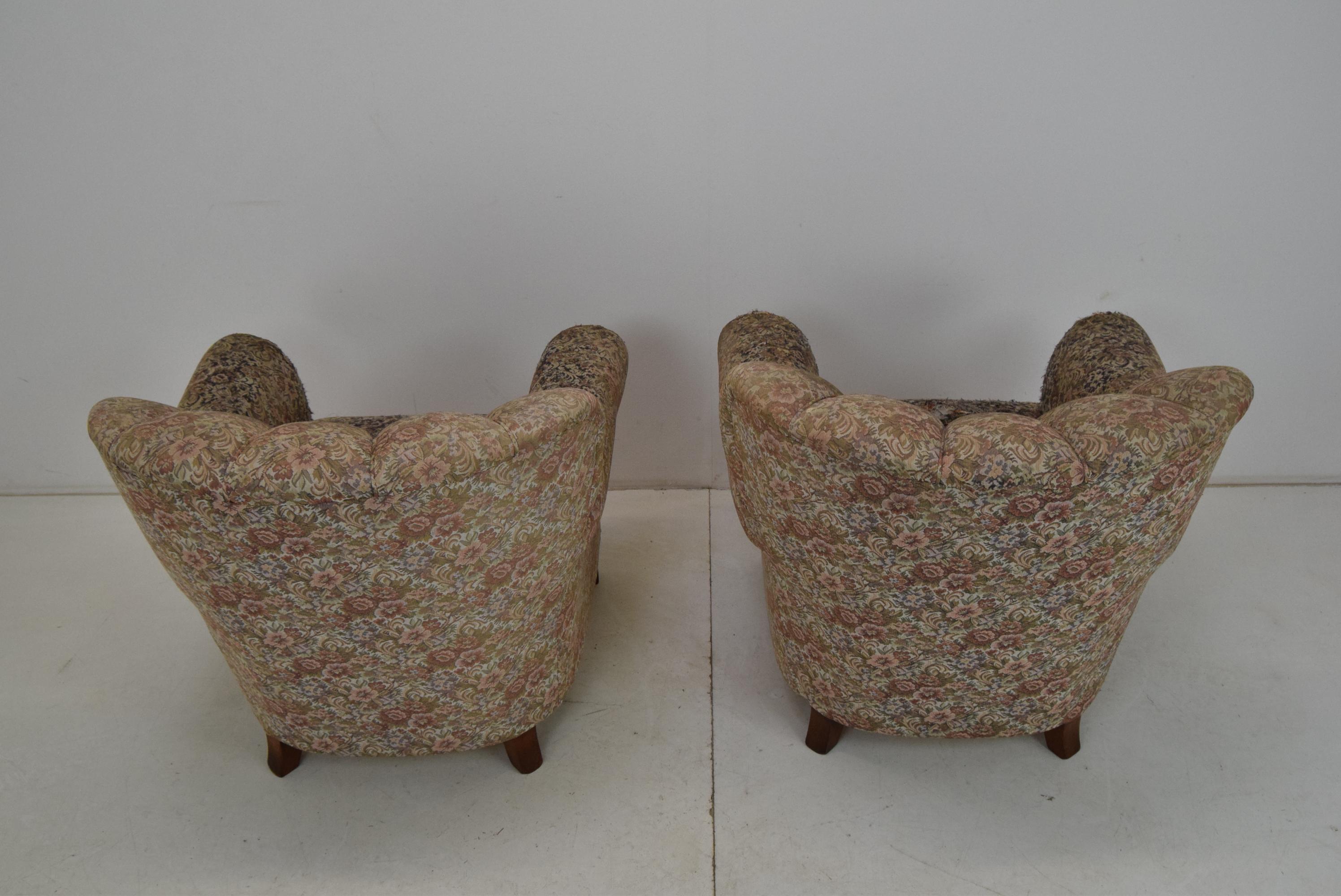 Pair of Mid-Century Armchairs, 1950s For Sale 3