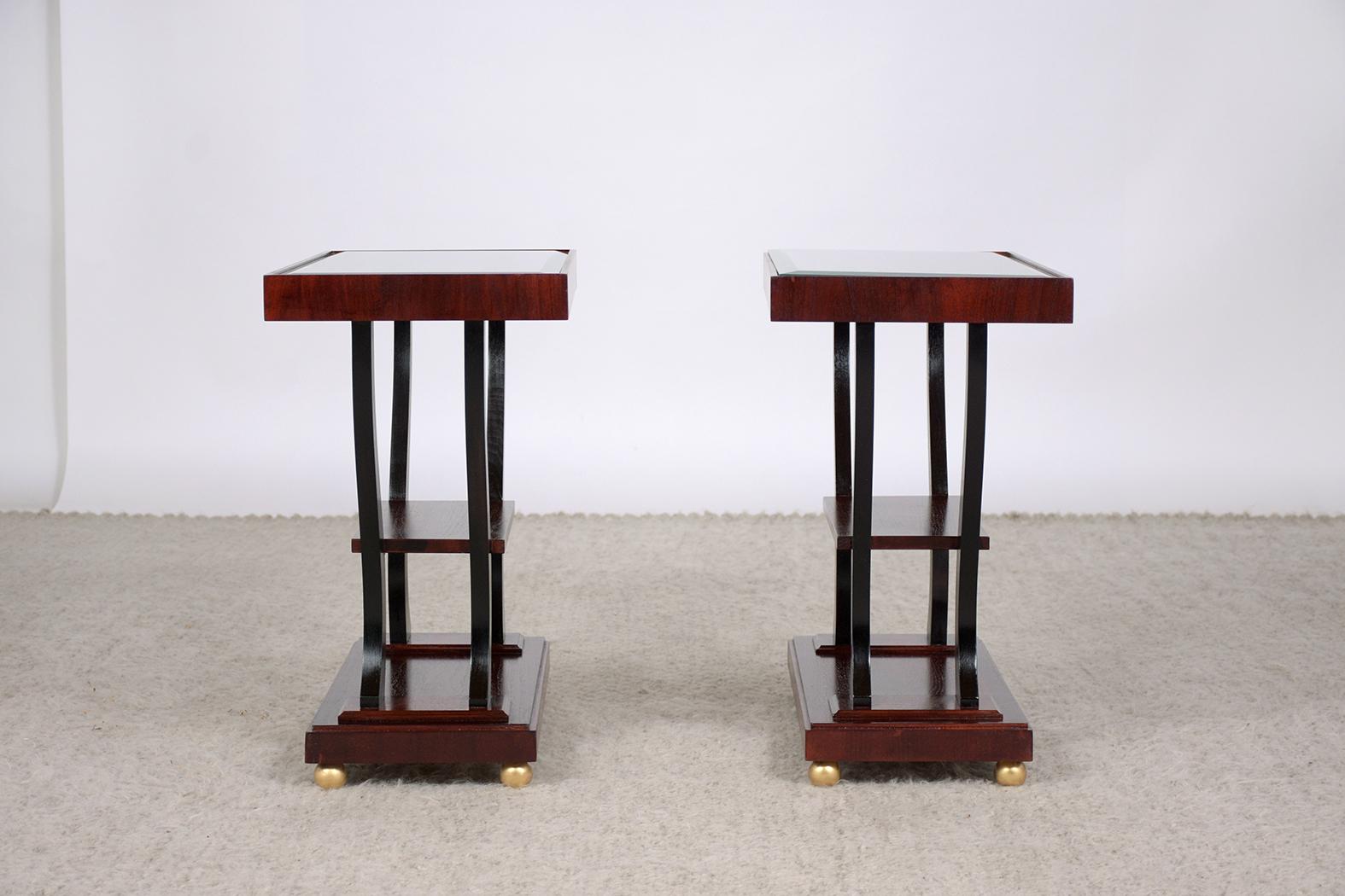 Pair of Mid-Century Modern Side Tables For Sale 2