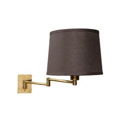 Pair of Mid-Century Articulating Wall Sconces by George Hansen for Metalarte