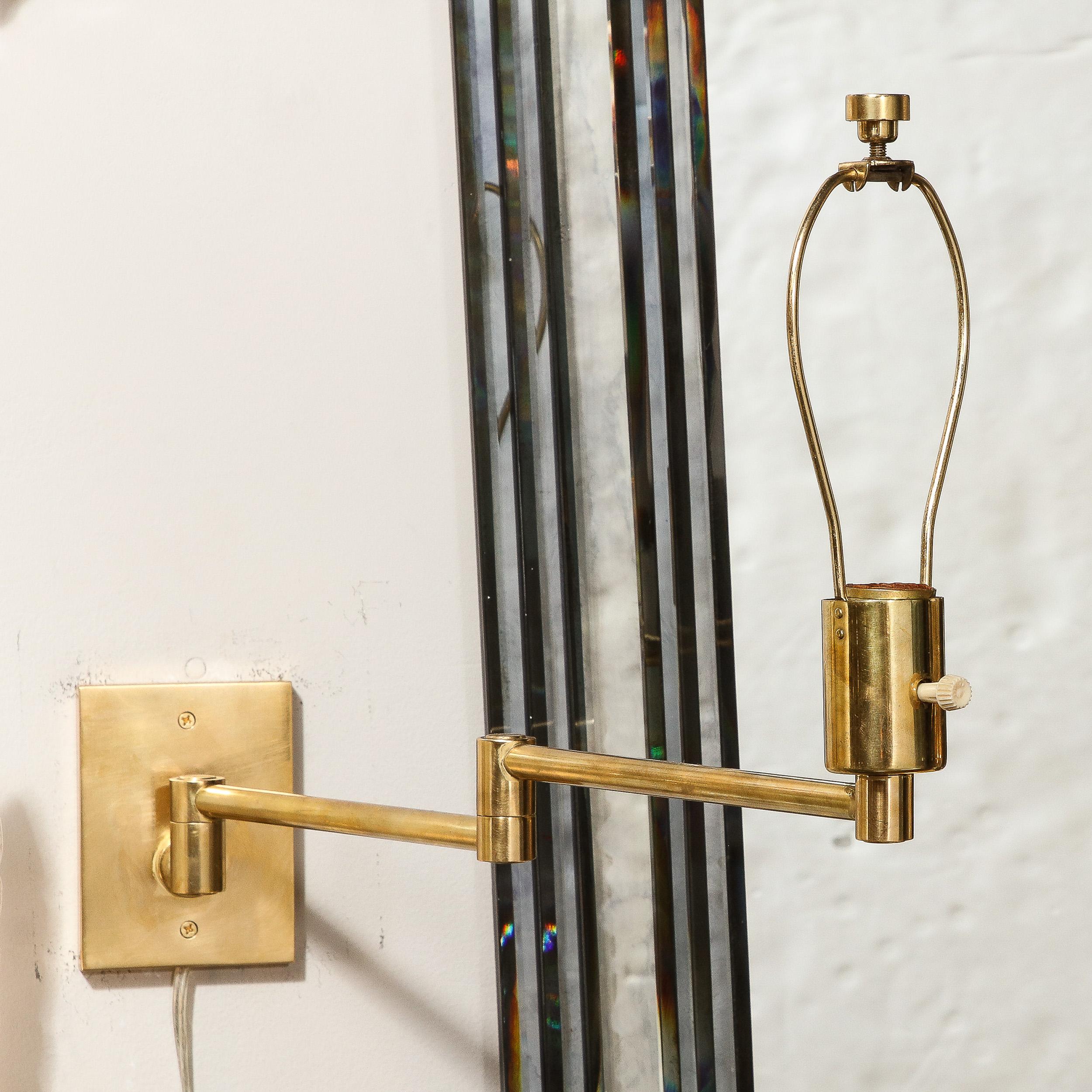 Pair of Mid-Century Articulating Wall Sconces by George Hansen for Metarlarte 3