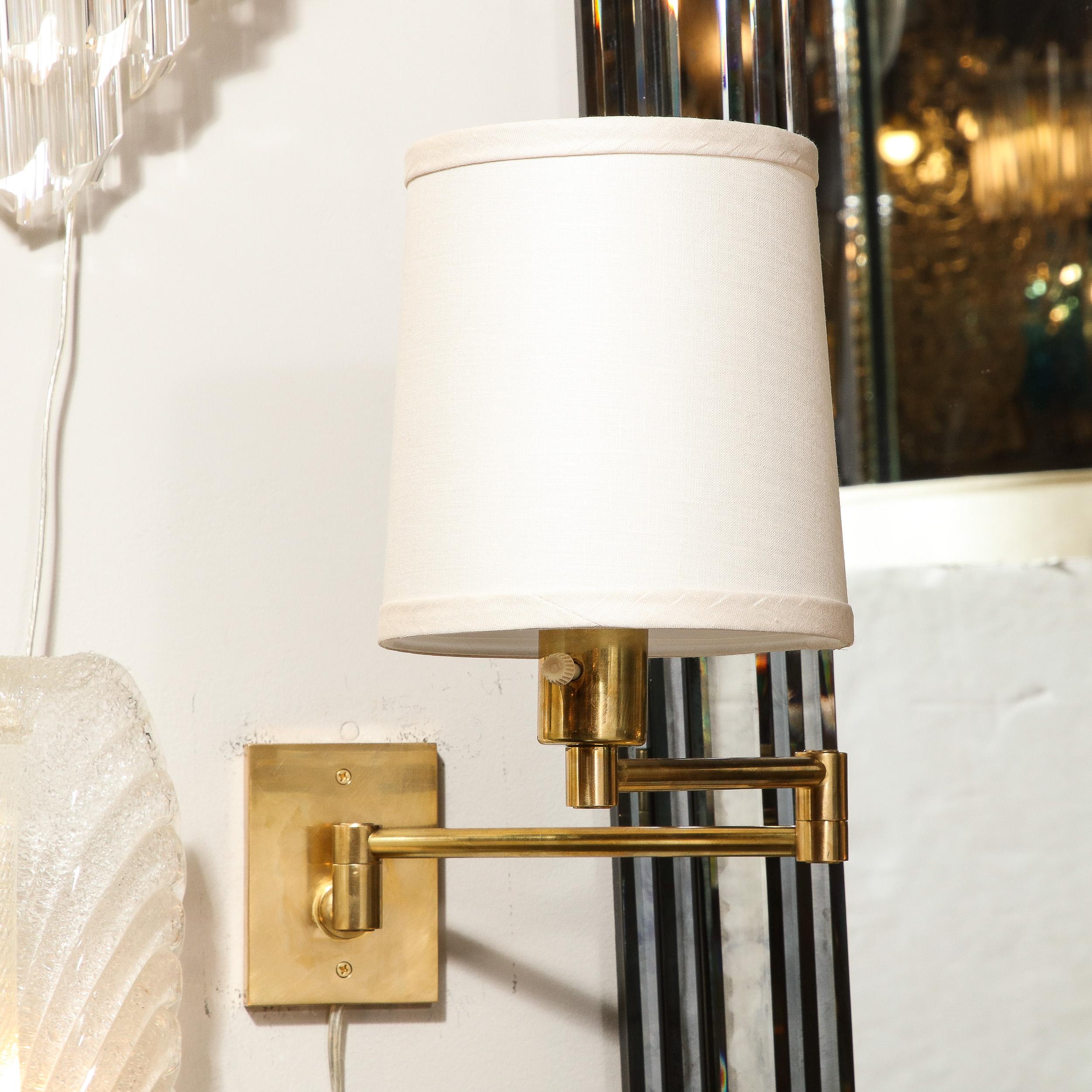 Late 20th Century Pair of Mid-Century Articulating Wall Sconces by George Hansen for Metarlarte