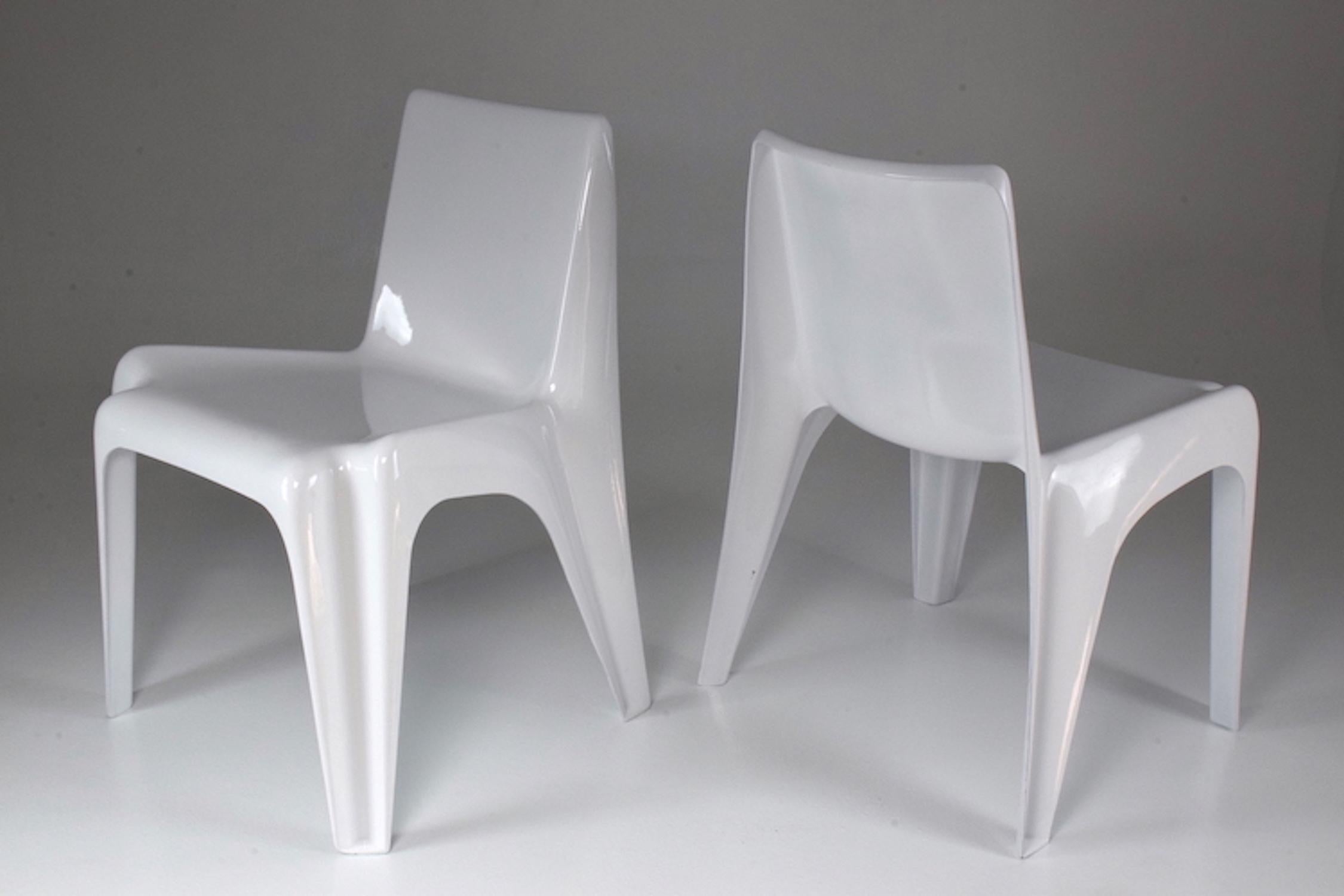 Paire de chaises BA1171 du milieu du siècle par Helmut Bätzner, années 1960 4