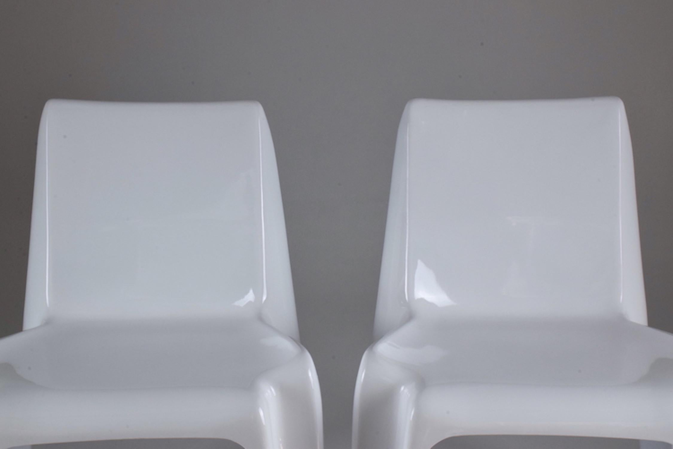 Pair of Midcentury BA1171 Chairs by Helmut Bätzner, 1960s 8