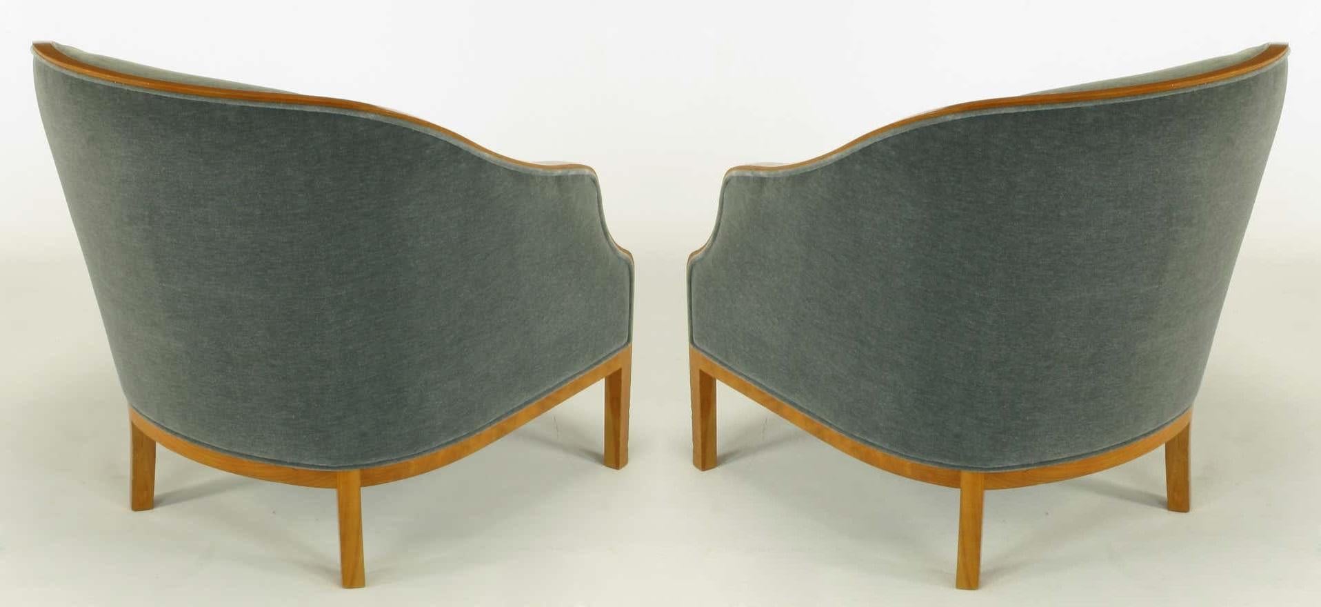 Mid-Century Modern Pair of Midcentury Bankers Lounge Chairs by Ward Bennett