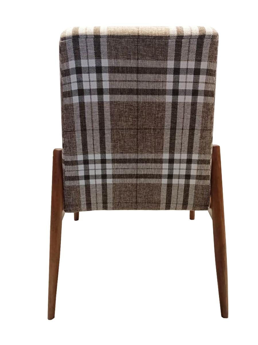 Fait main Paire de fauteuils en tissu beige à carreaux du milieu du siècle, Europe, années 1960 en vente