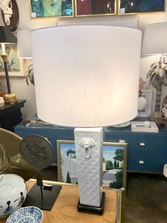 Paire de lampes de table Blanc de Chine du milieu du siècle dernier