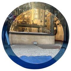 Ein Paar blaue Spiegel aus der Jahrhundertmitte. Separat erhältlich