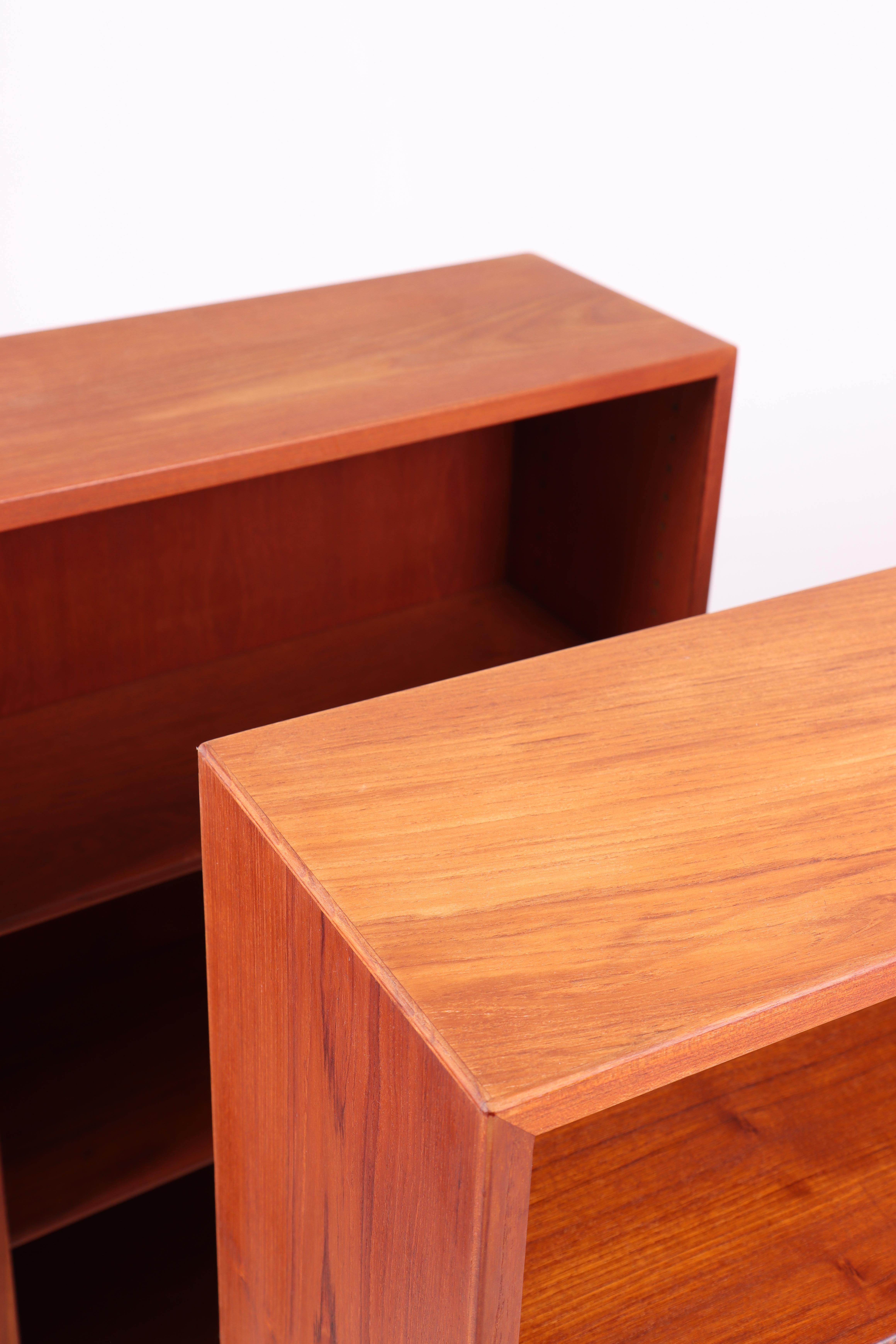 Metà XX secolo Coppia di librerie di metà secolo in Teak e Oak di Børge Mogensen, Made in Denmark in vendita