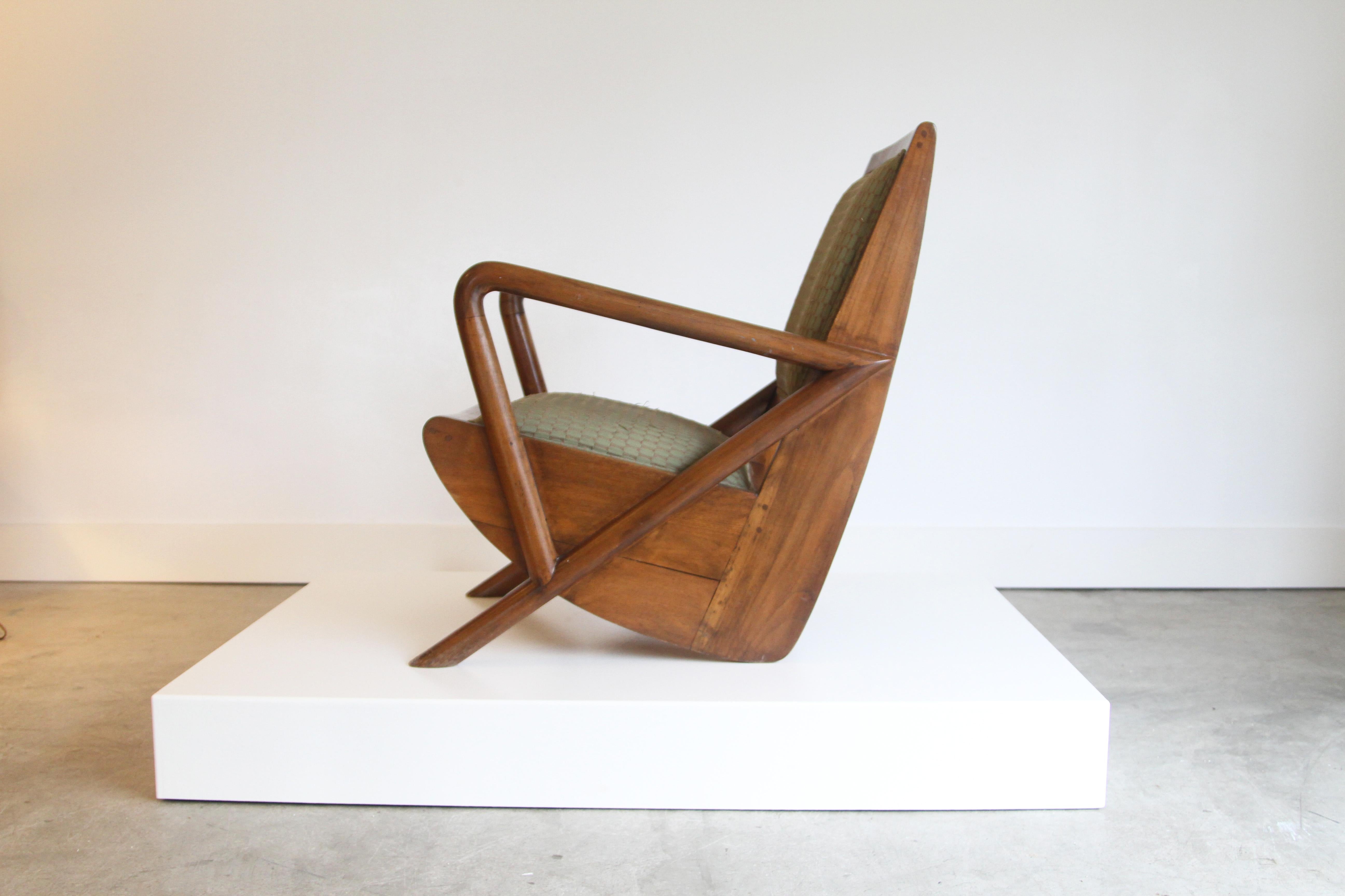Pair of Midcentury Burma Bentwood Lounge Chairs 7