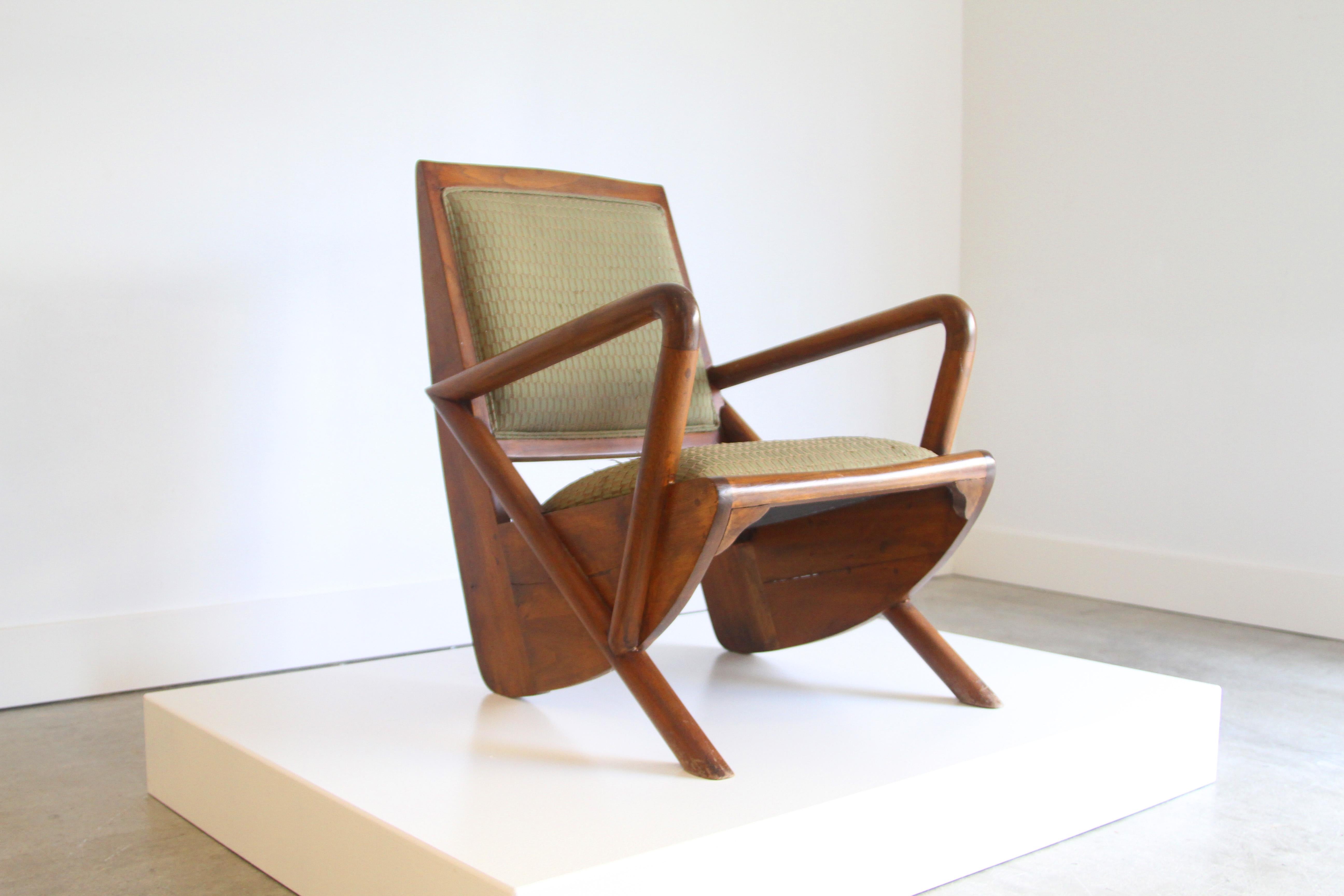 Designer: Unknown 
Manufacture: Unknown 
Period/style: Mid-Century Modern 
Country: Burma 
Date: 1950s.
 