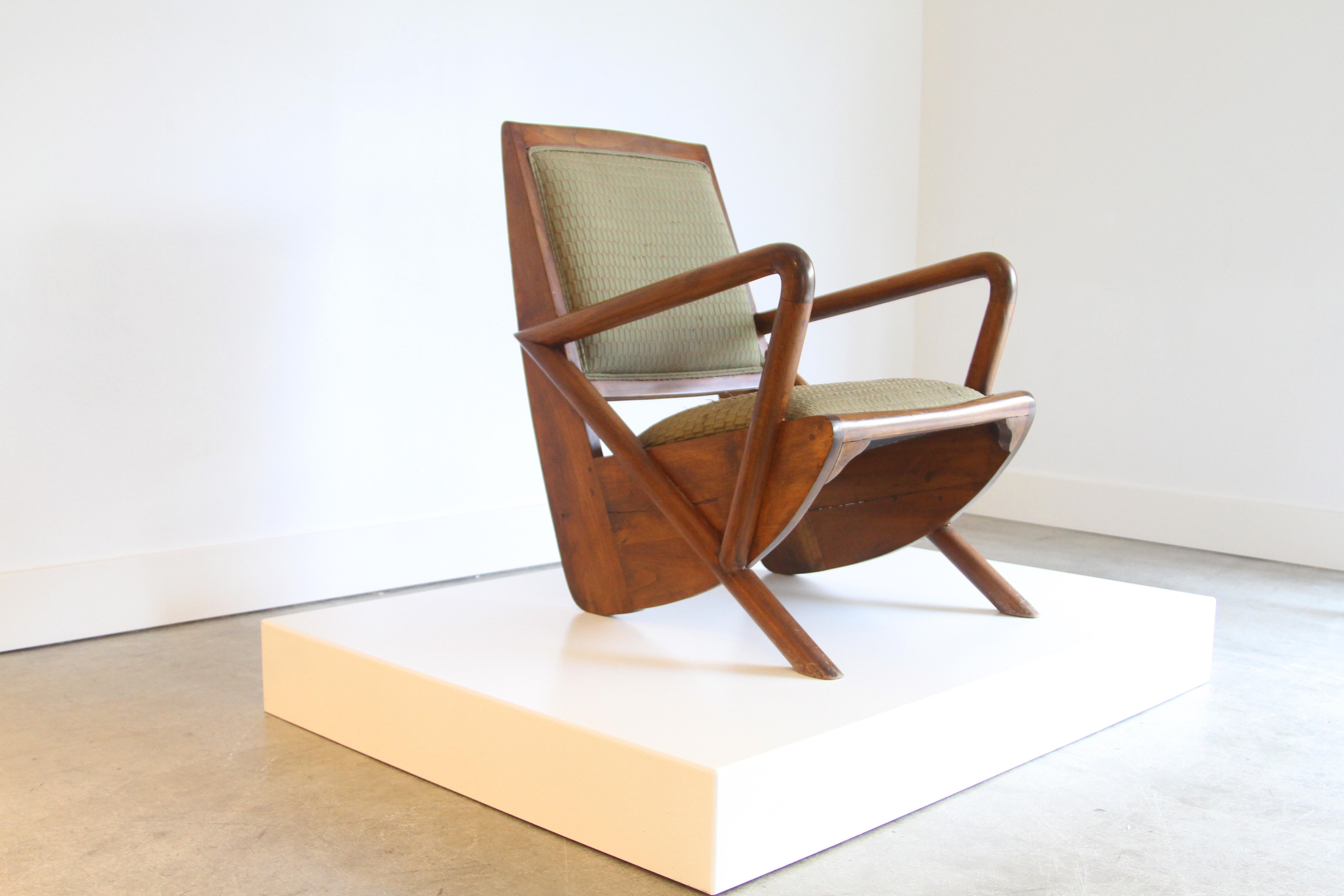 20th Century Pair of Midcentury Burma Bentwood Lounge Chairs