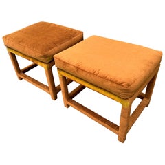 Mid-Century Modern Ottomans and Poufs