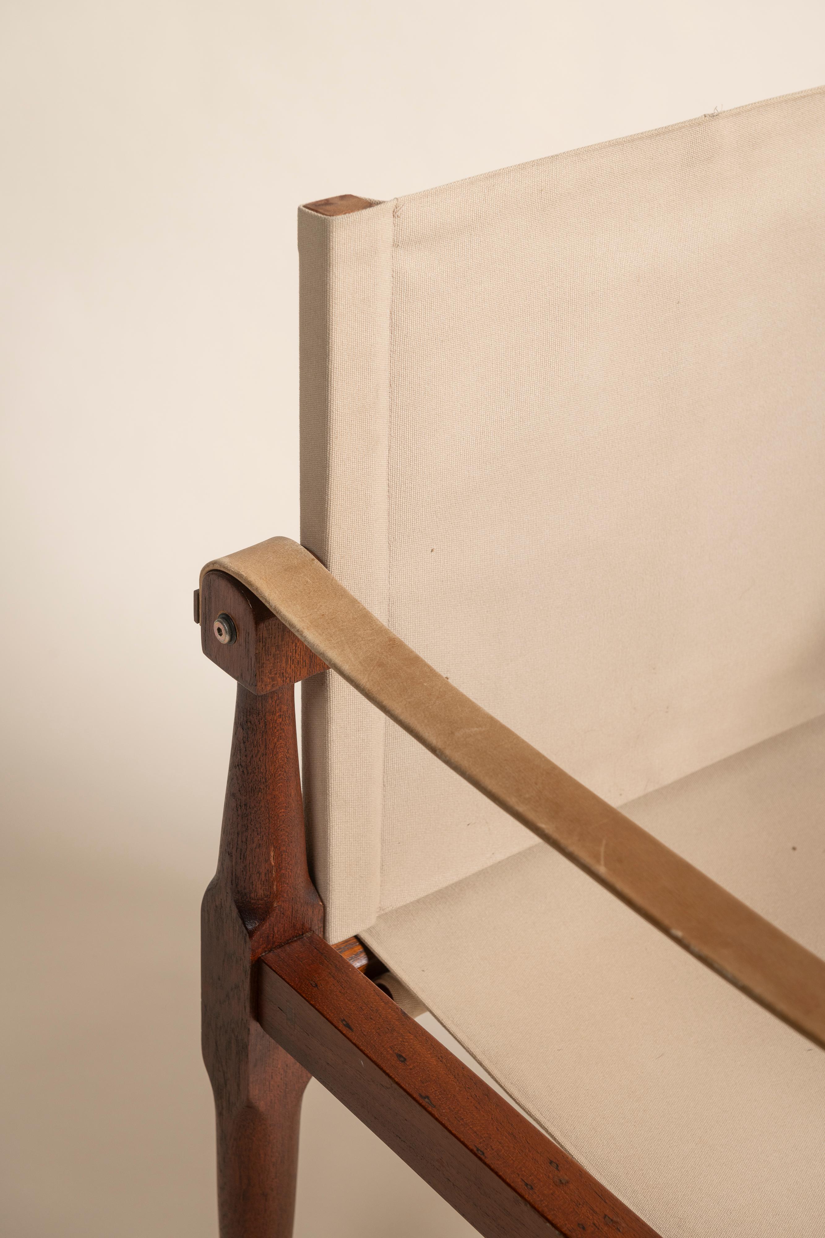 Paire de chaises de campagne du milieu du siècle dans le style de Kaare Klint, Danemark, 1960 en vente 2