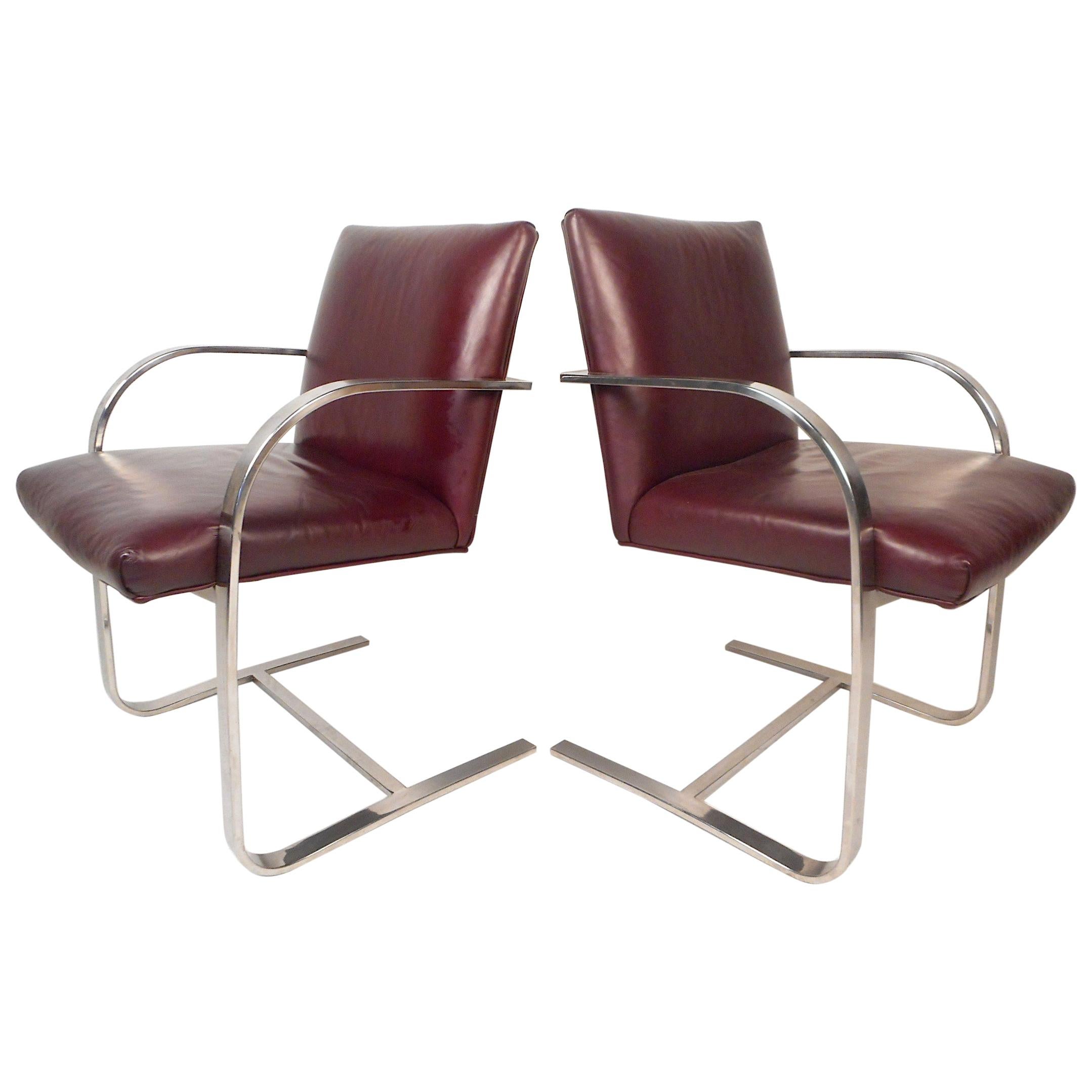 Pair of Mid-Century Cantilever Chairs