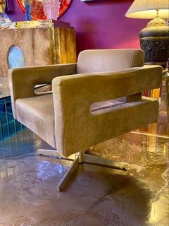 Pair of Mid-Century Cardin Swivel Chairs