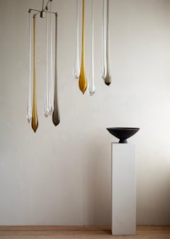 Pair of Mid Century Ceiling Lights by Venini