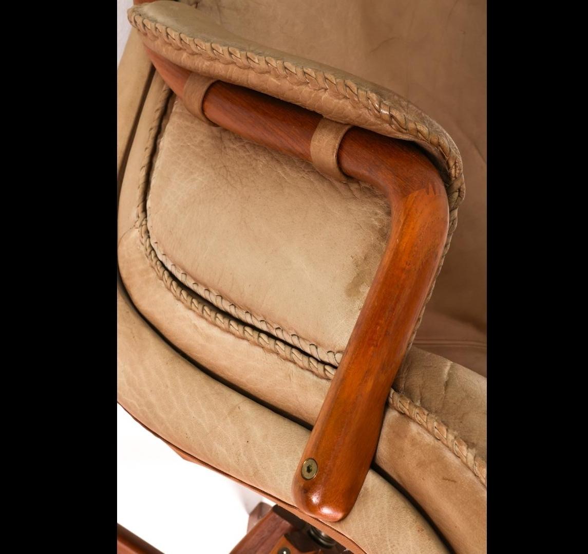 Paar Lederstühle von Berg of Denmark aus der Mitte des Jahrhunderts im Angebot 7