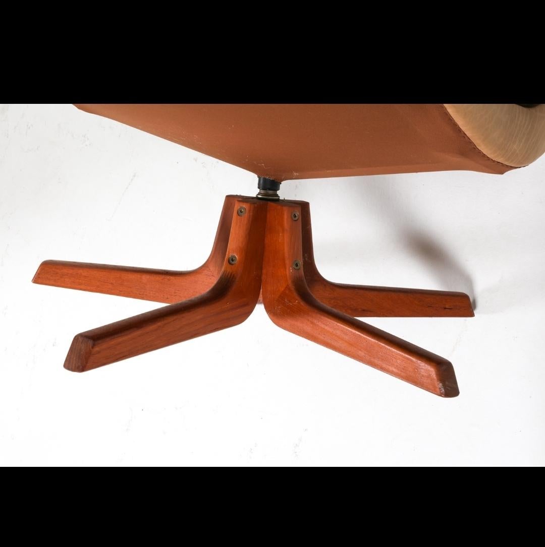 Paar Lederstühle von Berg of Denmark aus der Mitte des Jahrhunderts im Angebot 3
