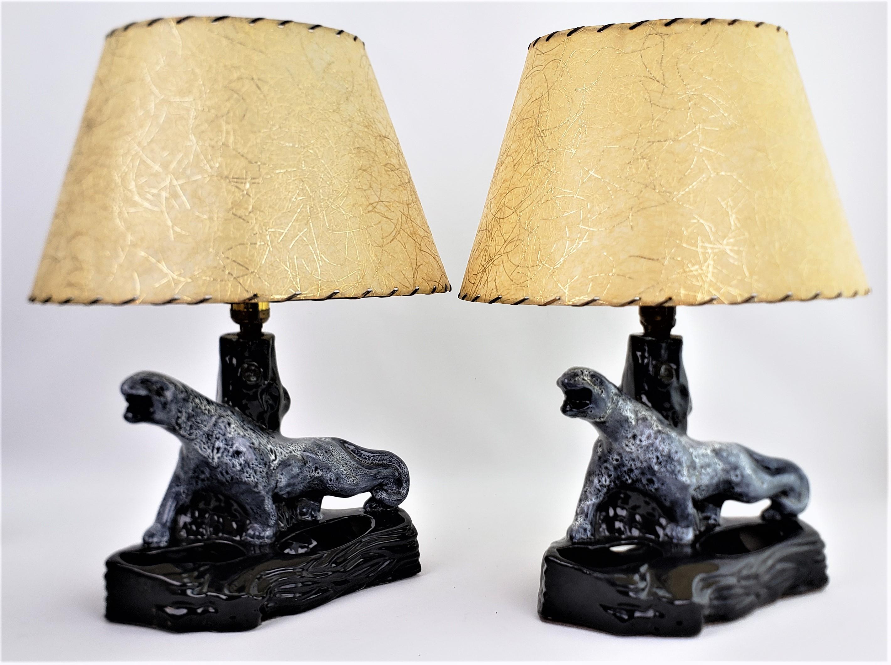 black panther lamp 1950s