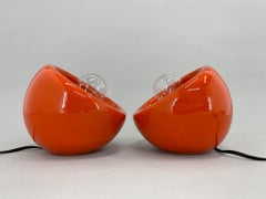 Pair of Mid-Century Ceramic Enzo Bioli Table Lamps