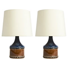 Pair of Mid Century Ceramic Lamps by Bjorn Wiinblad for Rosenthal Studio Line