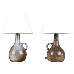 Vintage Pair of Mid-century ceramic lamps by Robert Chiazzo, 1960s