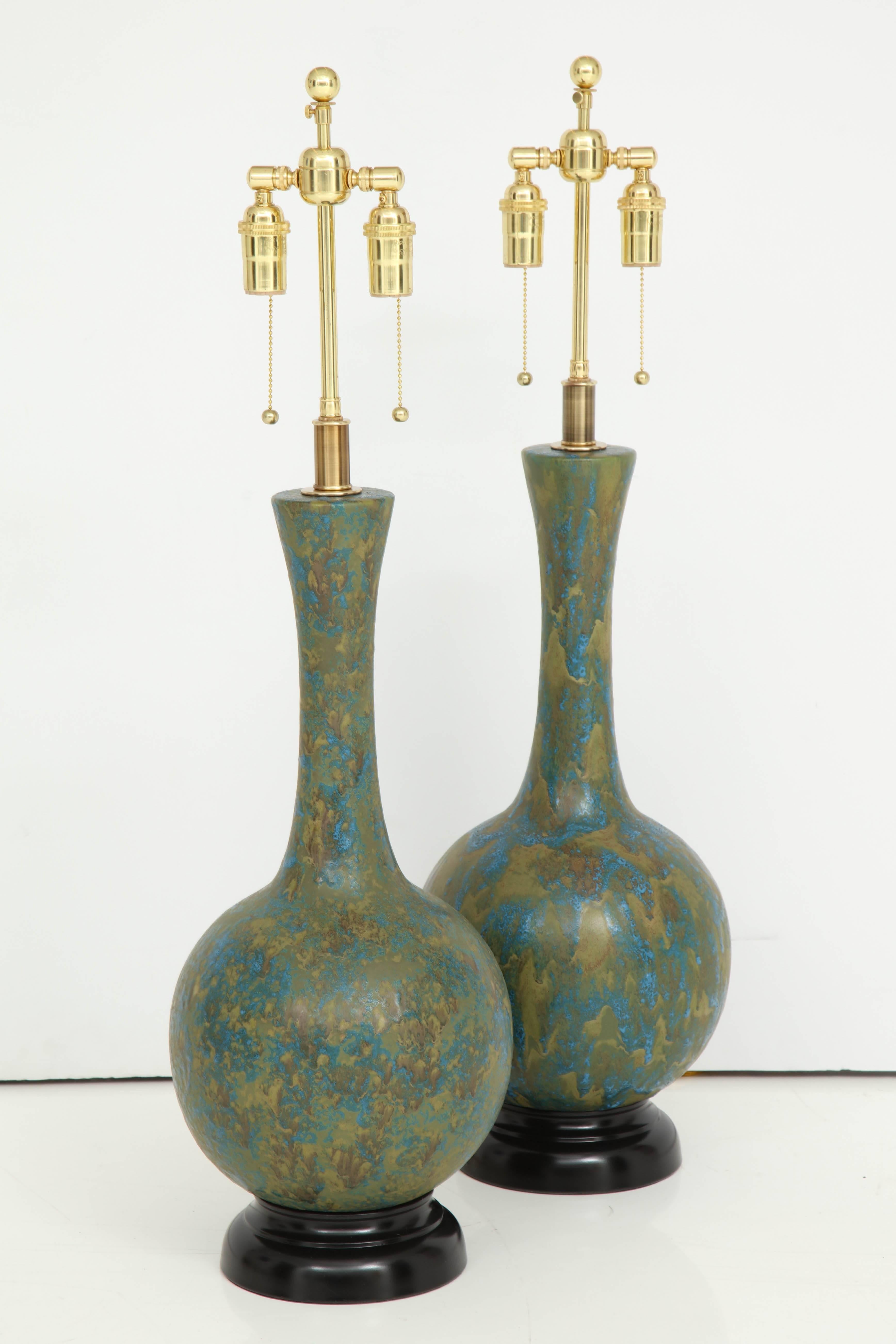 Pair of Italian Ceramic Lamps 2