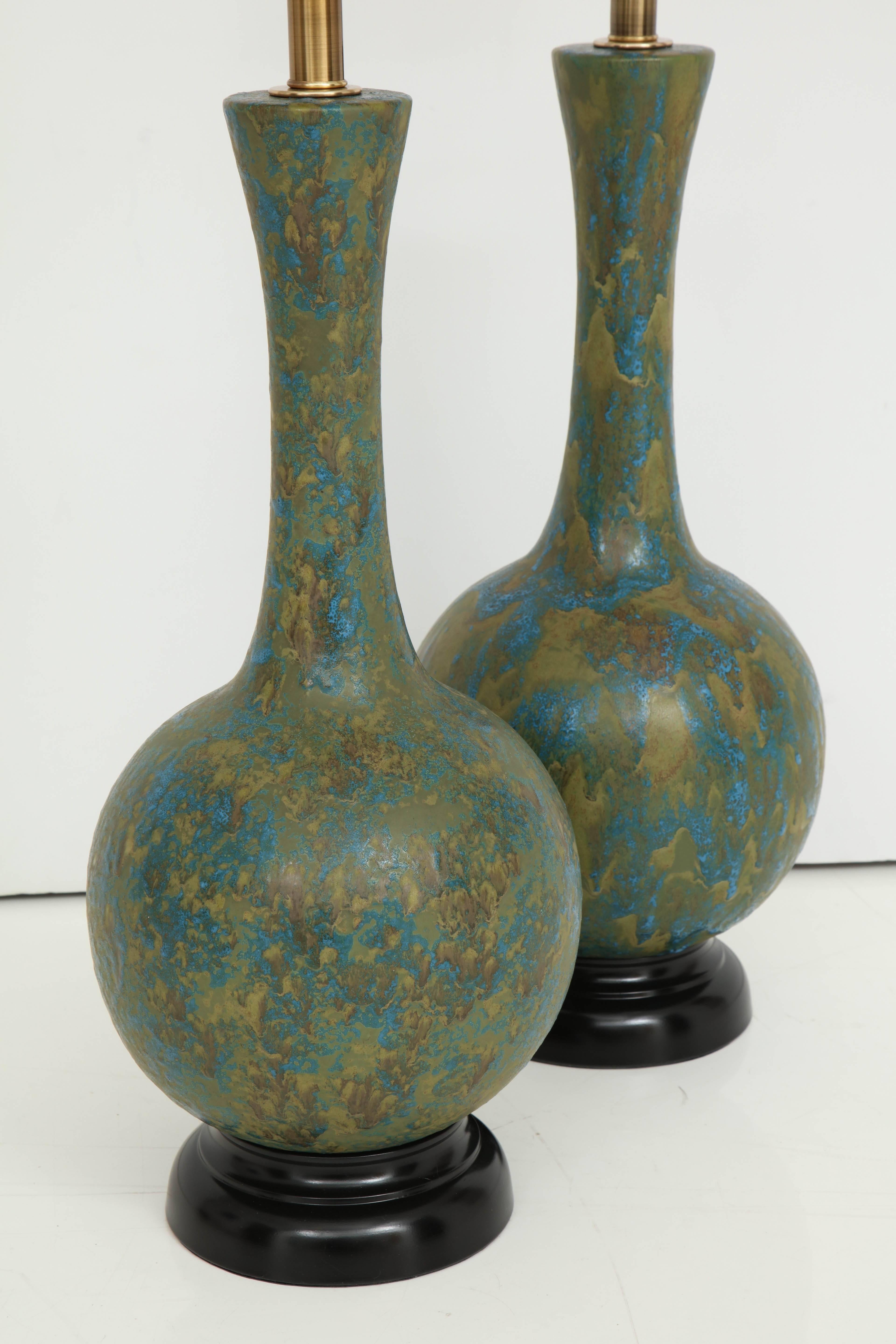 Pair of Italian Ceramic Lamps 3