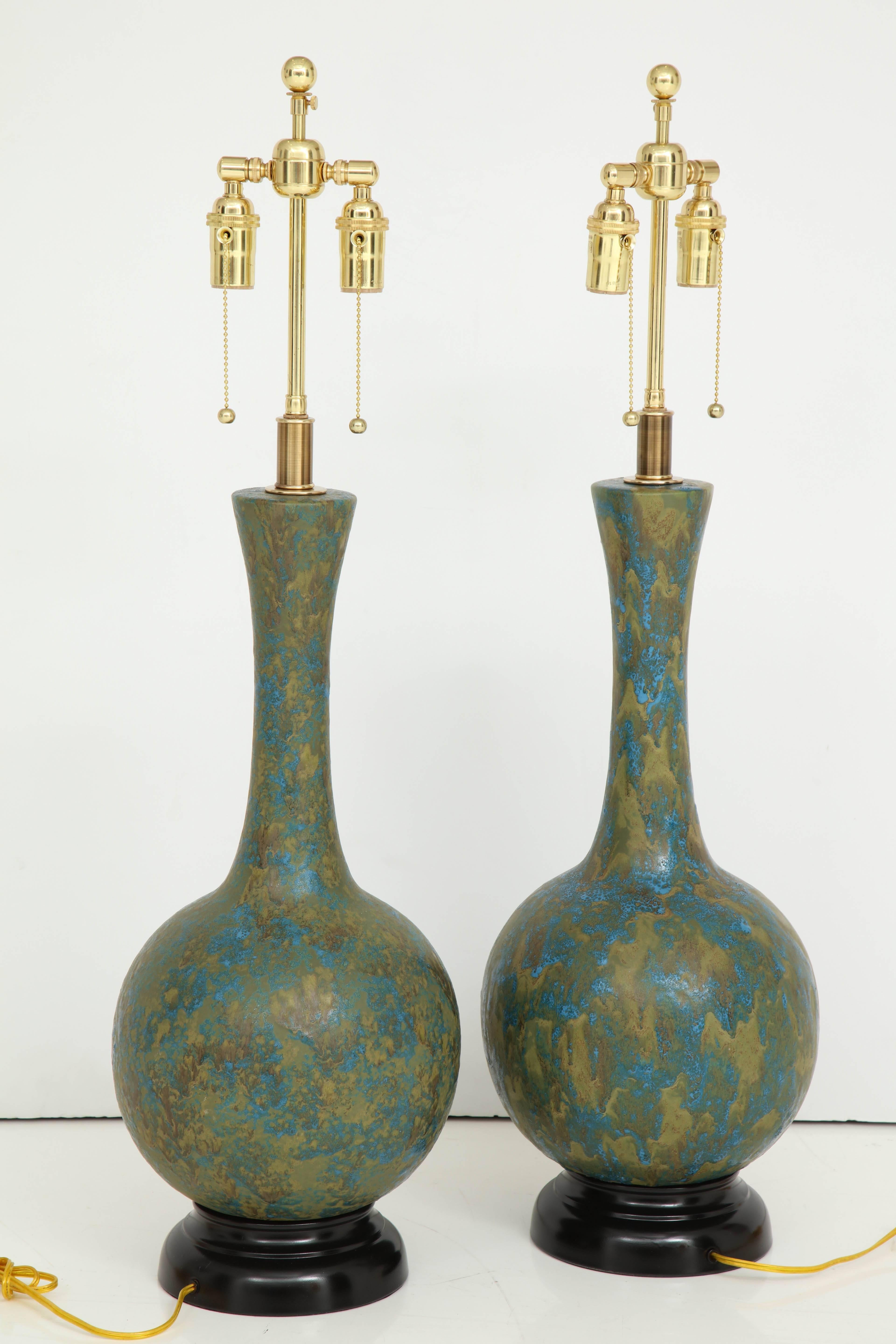 Pair of Italian Ceramic Lamps 4
