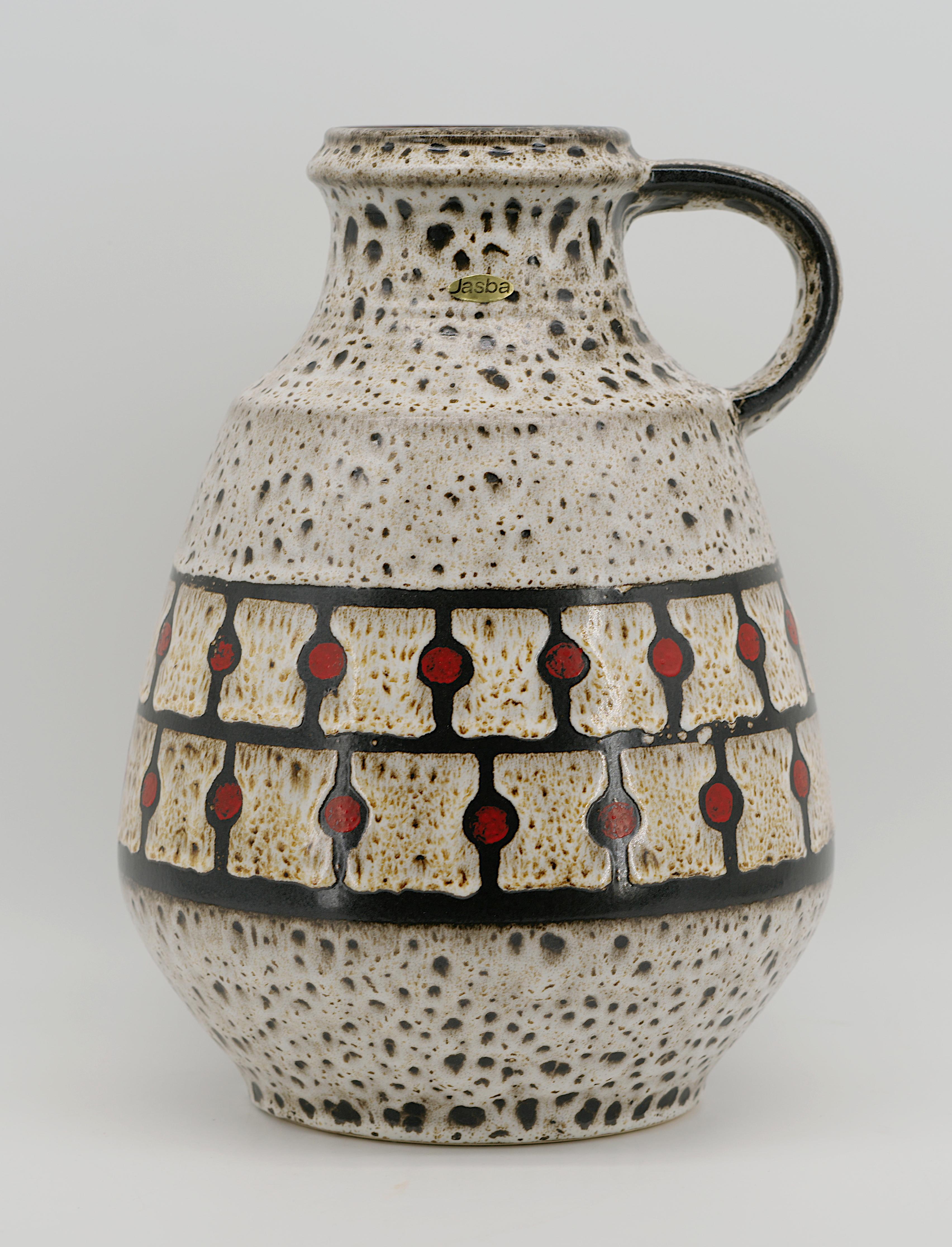 Mid-Century Modern Paire de vases en céramique du milieu du siècle, Allemagne, fin des années 1960, peut-être des lampes en vente