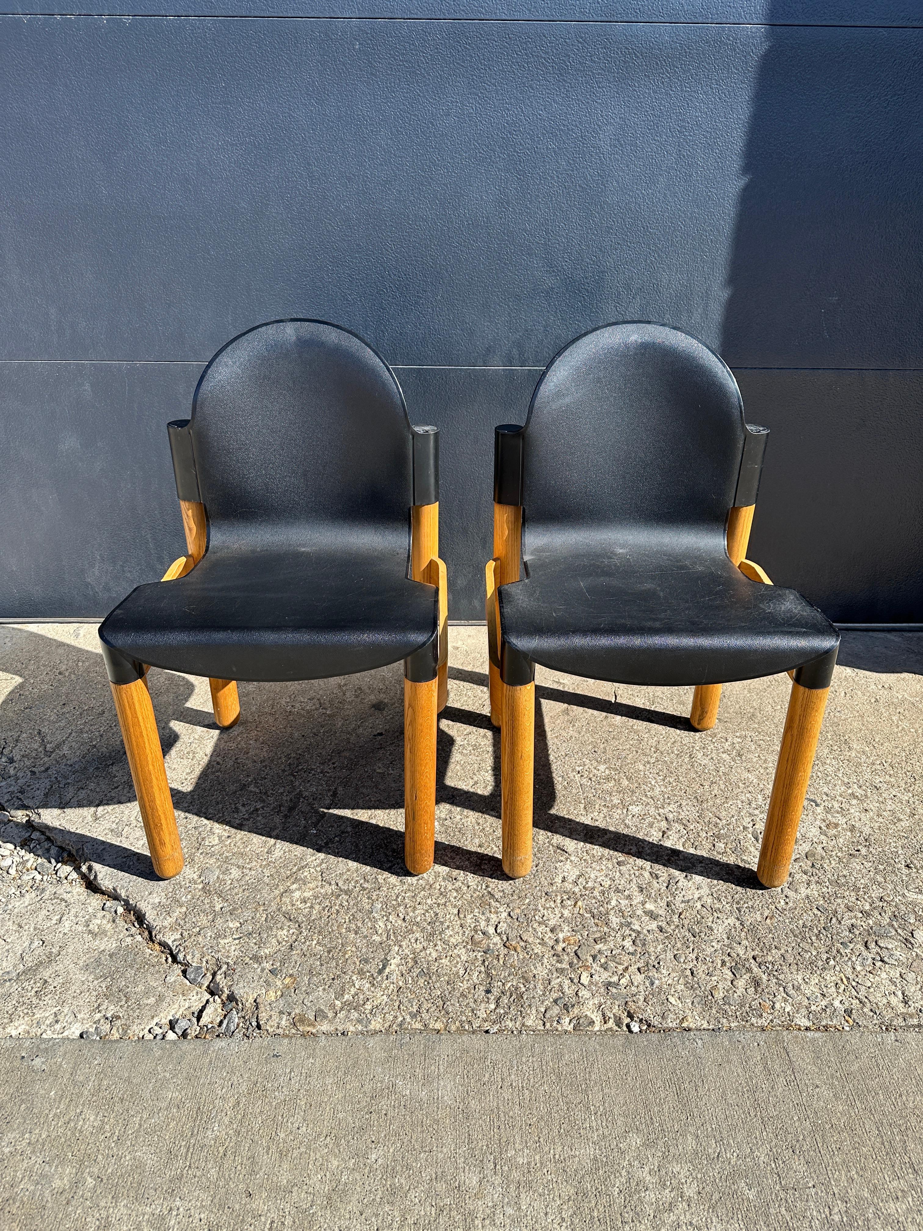 Ein Paar Flex-Stühle aus der Mitte des Jahrhunderts, entworfen von Gerd Lange für Thonet (Postmoderne) im Angebot