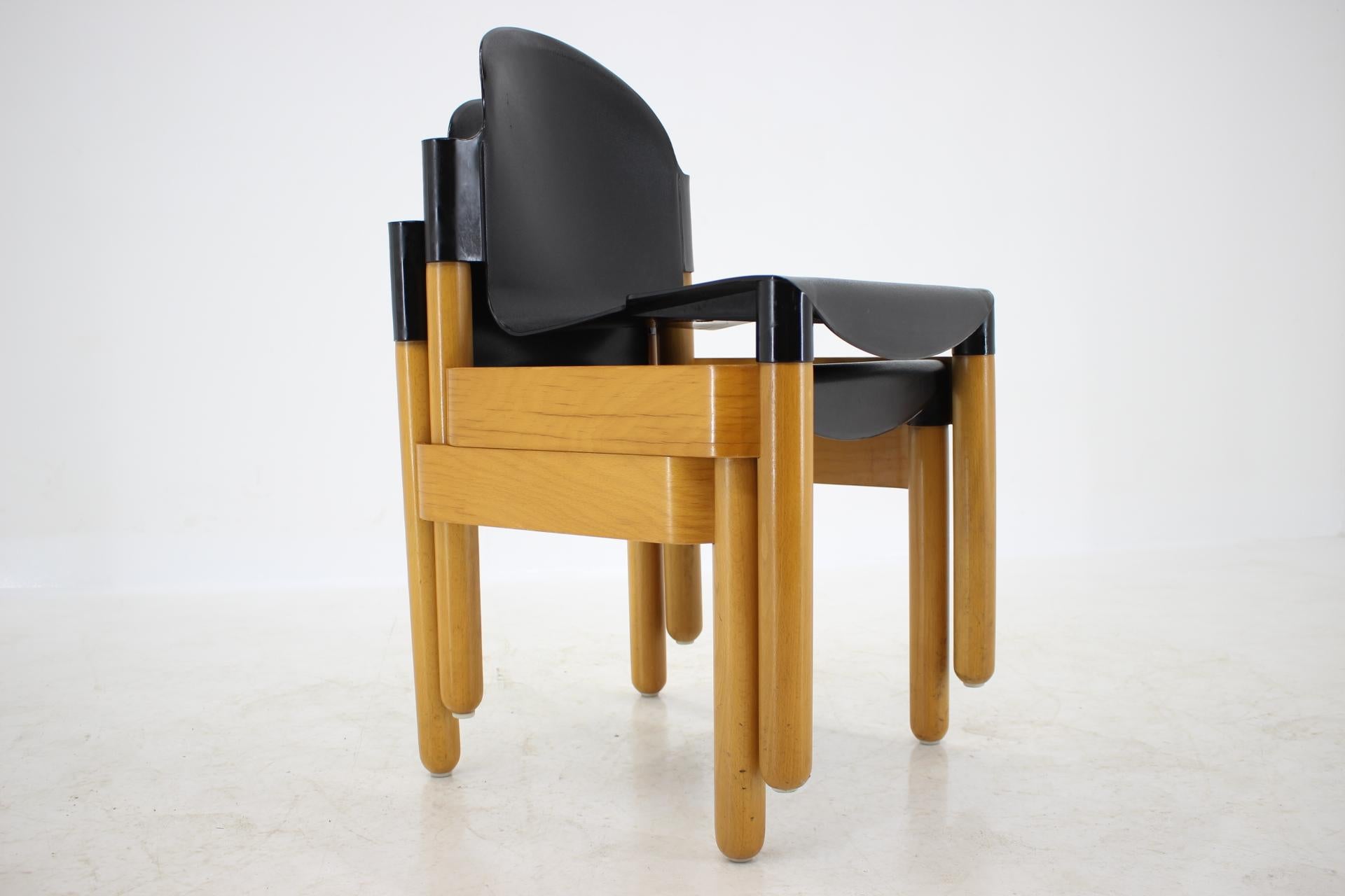 Pair of Midcentury Chair Flex Designed by Gerd Lange for Thonet, Germany, 1970s 2