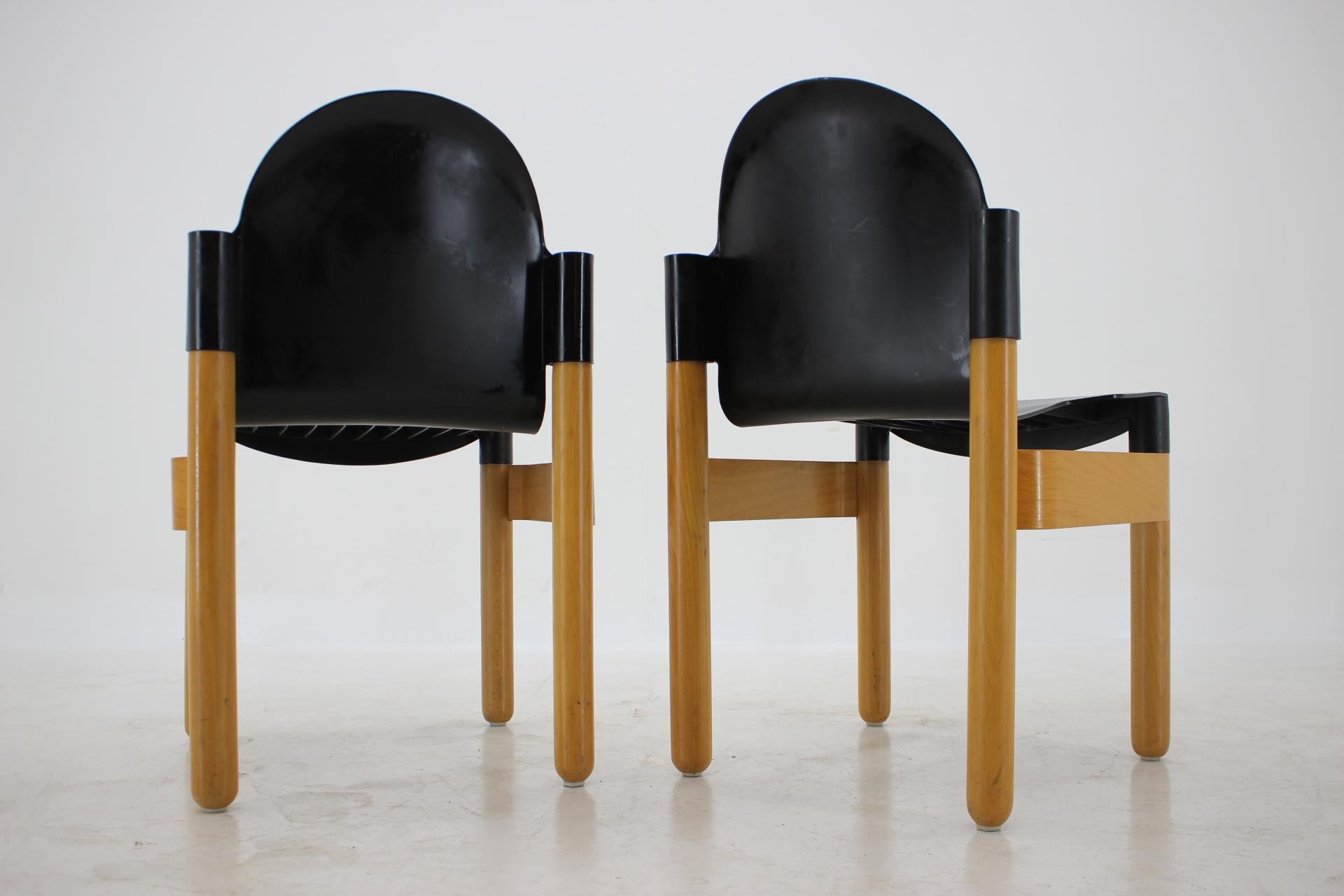 Mid-Century Modern Pair of Midcentury Chair Flex Designed by Gerd Lange for Thonet, Germany, 1970s