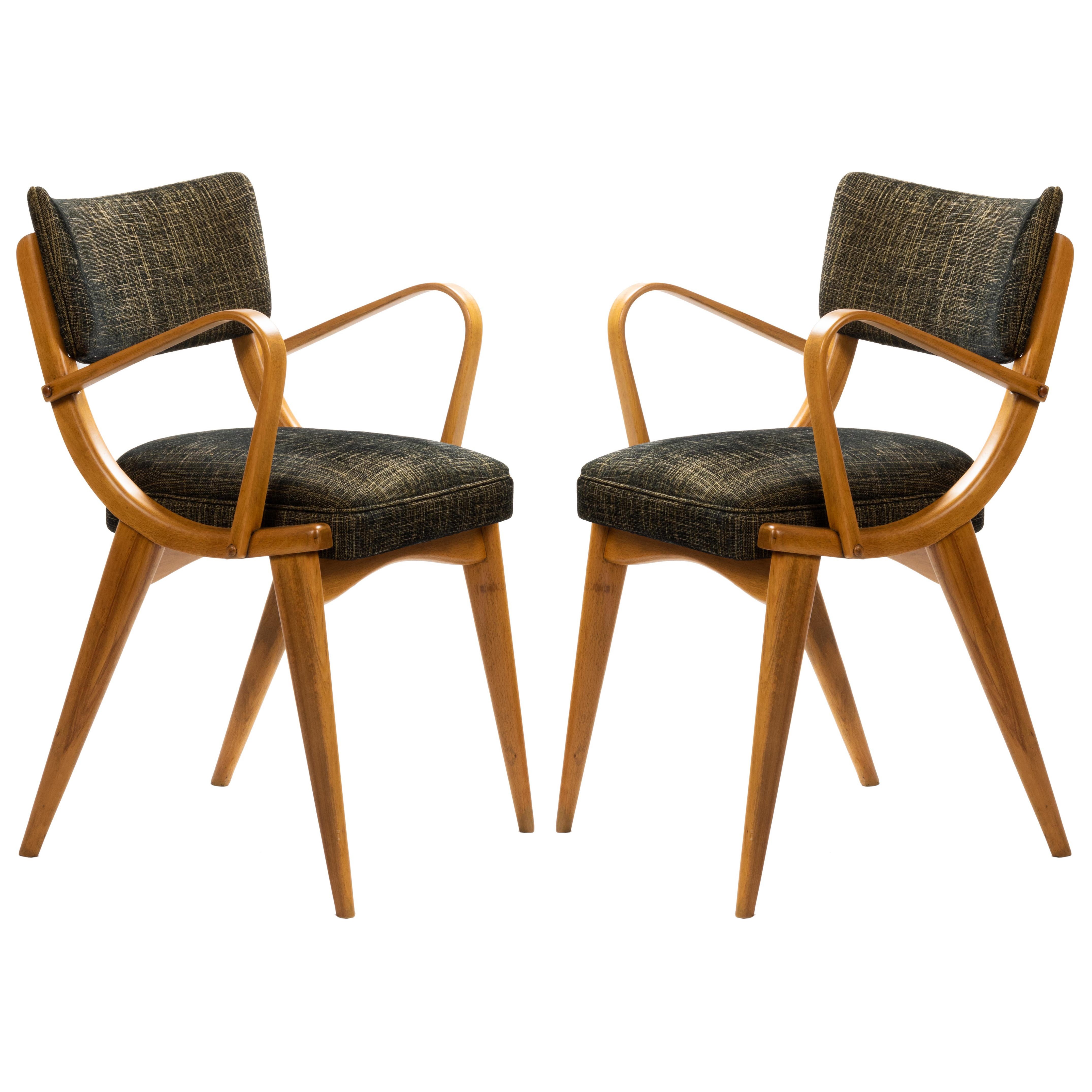 Paar Stühle aus der Mitte des Jahrhunderts, (1952-1960), Dänemark