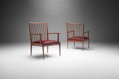 Pair of Mid-Century Chairs by Branco & Preto 'Attr.', Brazil, 1950s
