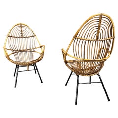 Pair of Mid-Century chairs by Rohé Noordwolde, 1960's, Netherlands