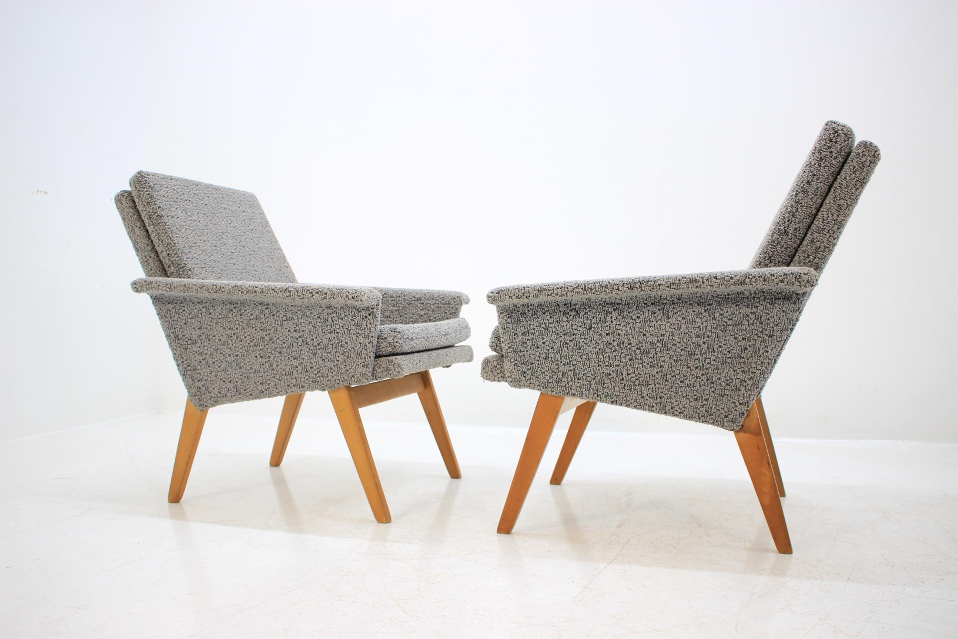 Danish Pair of Midcentury Chairs, Denmark, 1970s For Sale