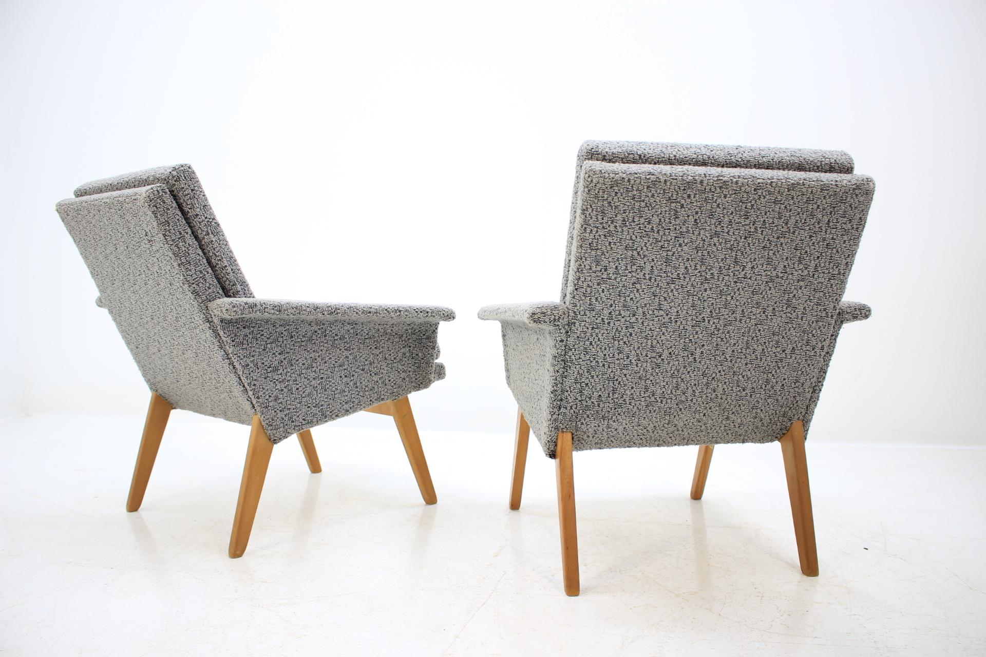 Late 20th Century Pair of Midcentury Chairs, Denmark, 1970s For Sale