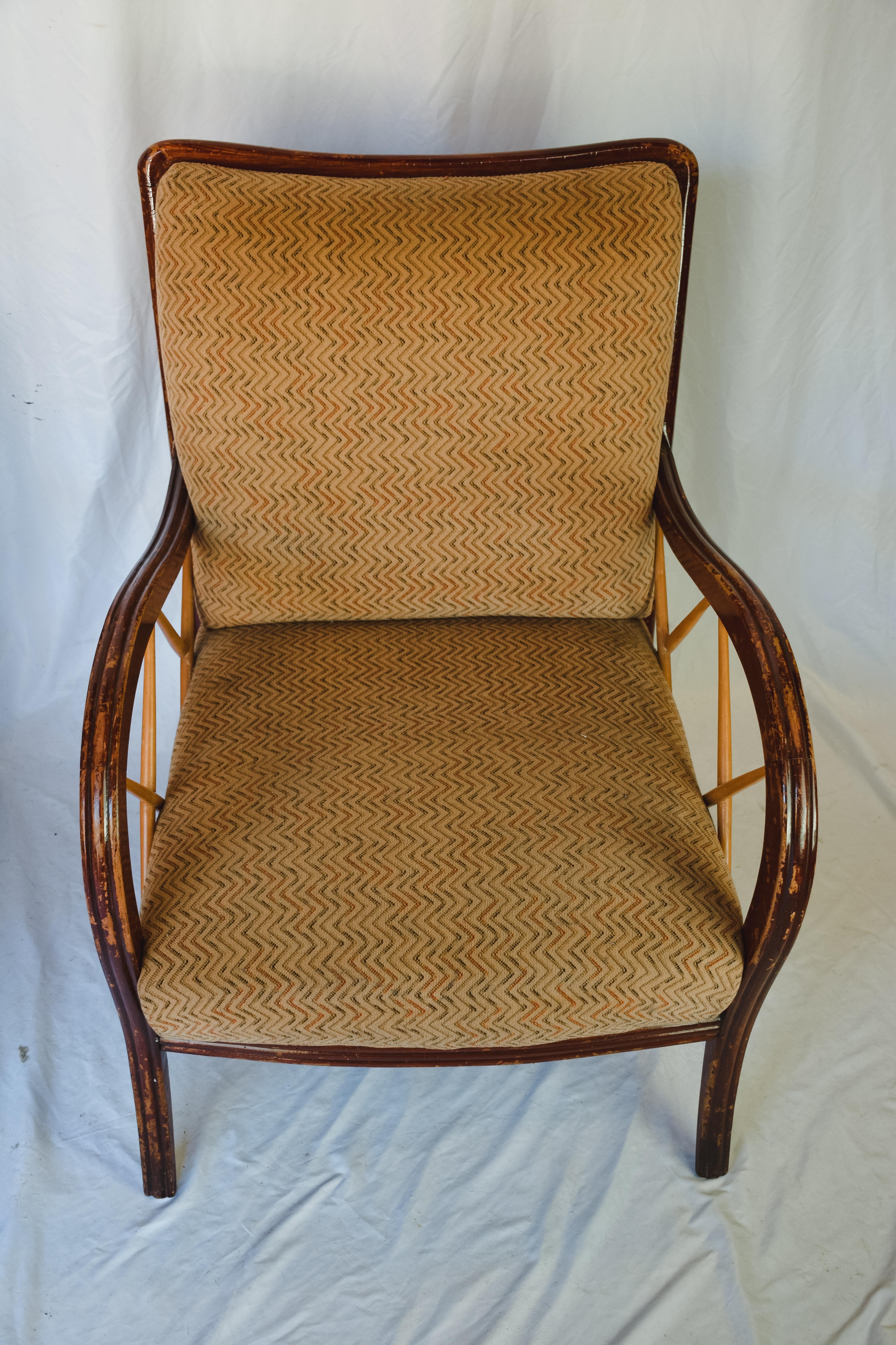 Pair of Mid Century Chairs In Good Condition For Sale In Houston, TX