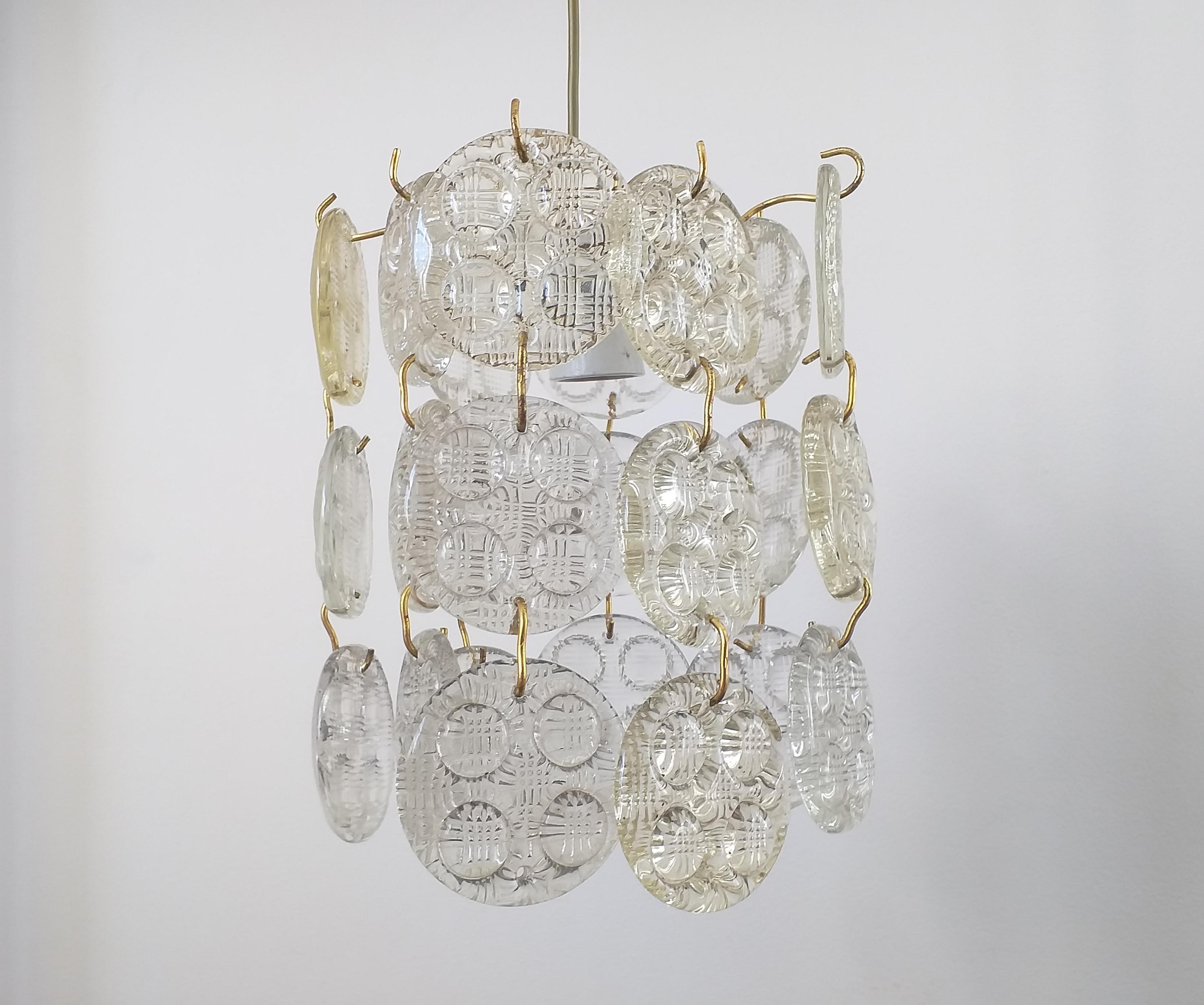 Mid-Century Modern Pair of Mid Century Chandeliers or Pendants, 1960s For Sale