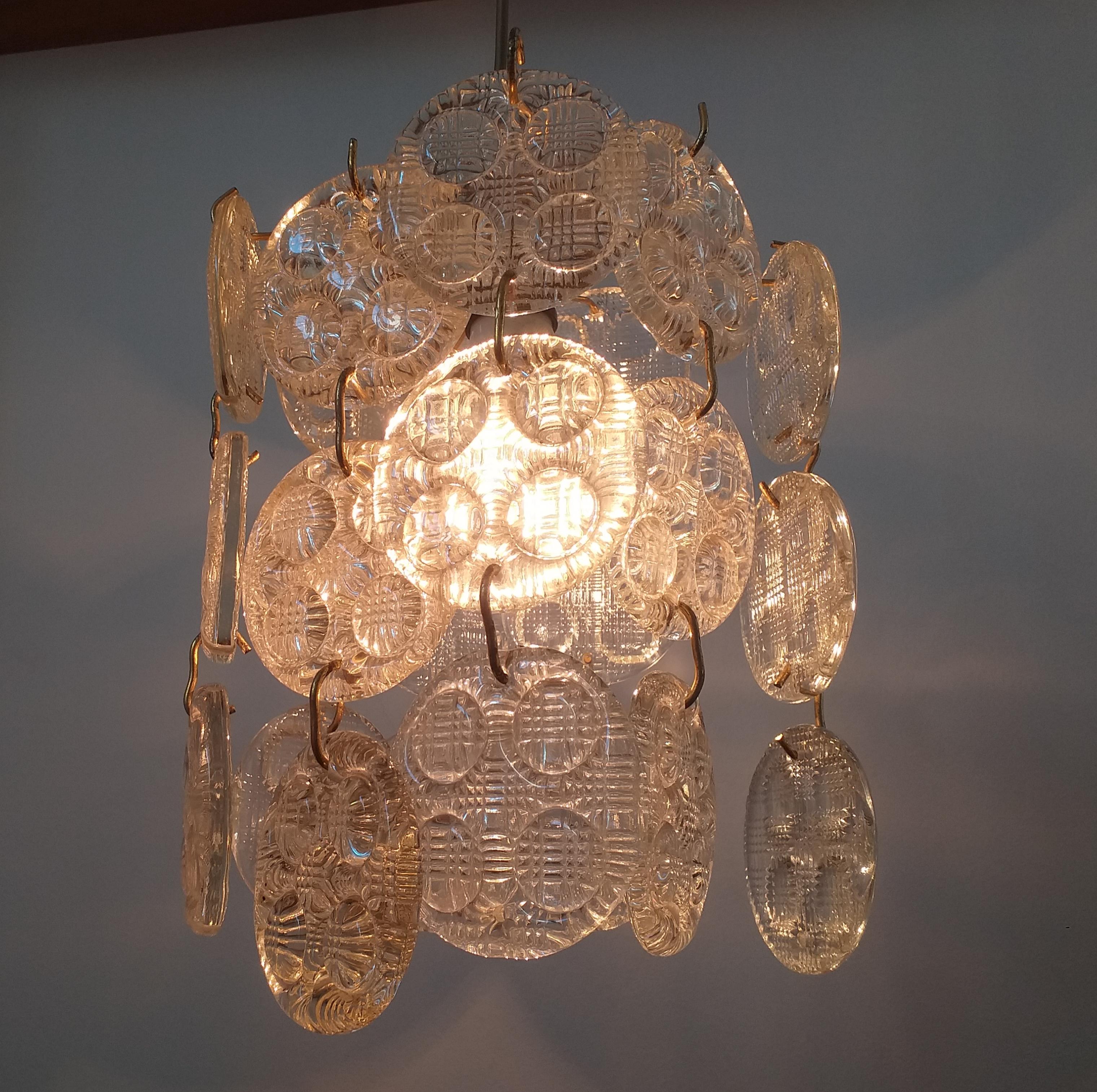 Mid-20th Century Pair of Mid Century Chandeliers or Pendants, 1960s For Sale