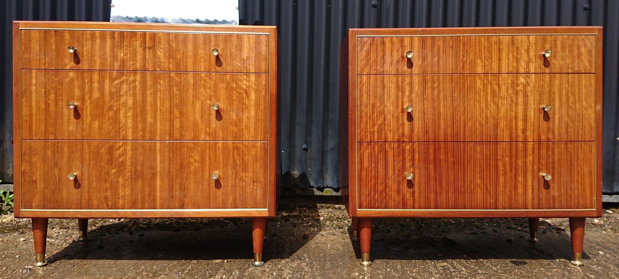 Pair of Mid Century Chests of Drawers by Herbert E Gibbs For Sale 2