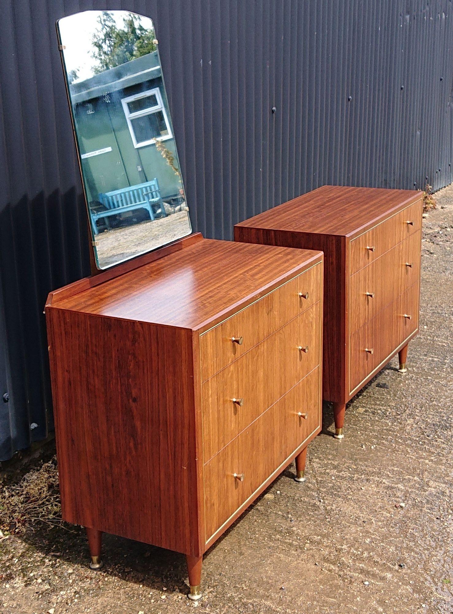Pair of Mid Century Chests of Drawers by Herbert E Gibbs For Sale 3