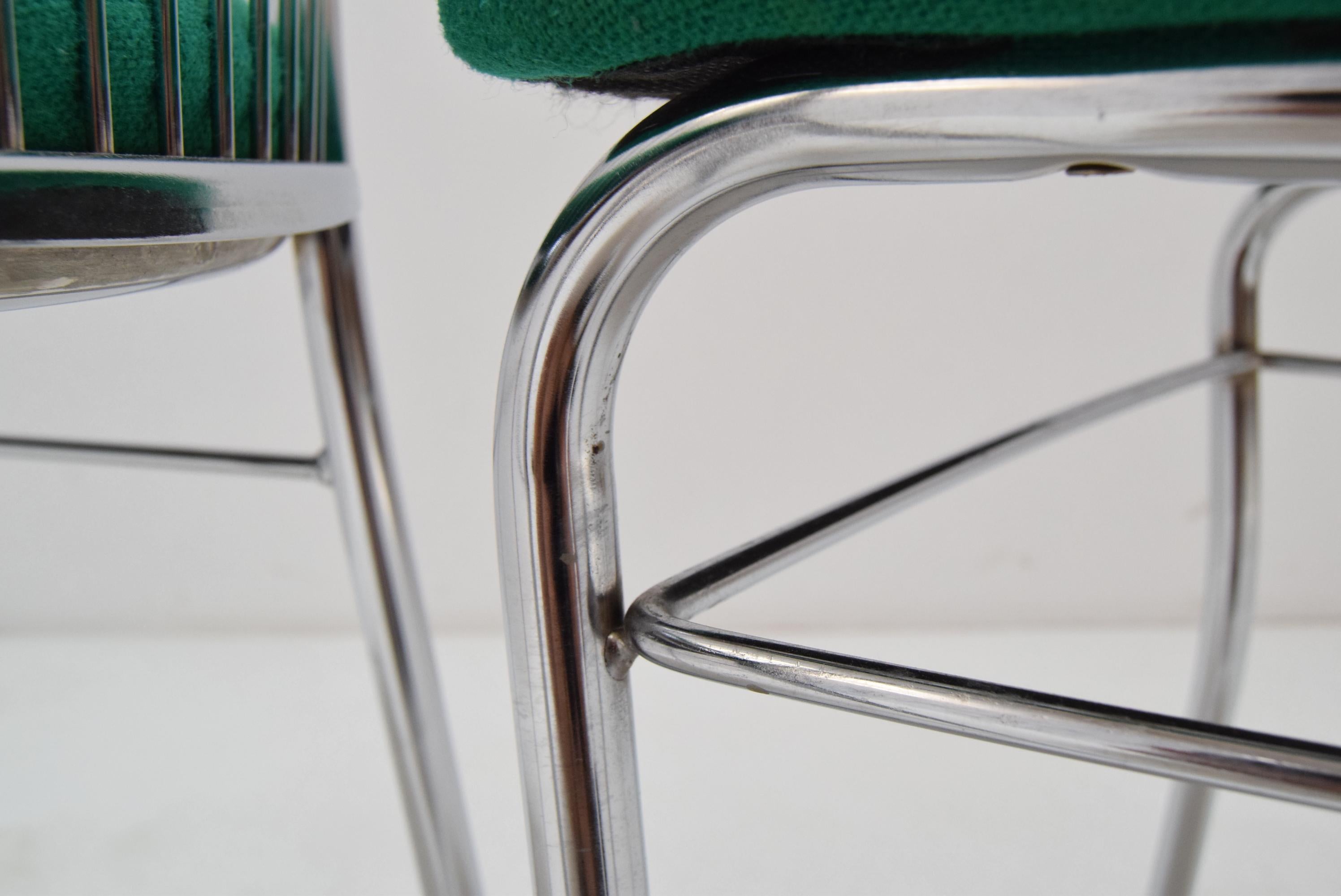 Pair of Mid-Century Chrome Chairs, Nowy Styl, circa 1980's For Sale 7
