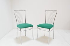 Pair of Mid-Century Chrome Chairs, Nowy Styl, circa 1980's