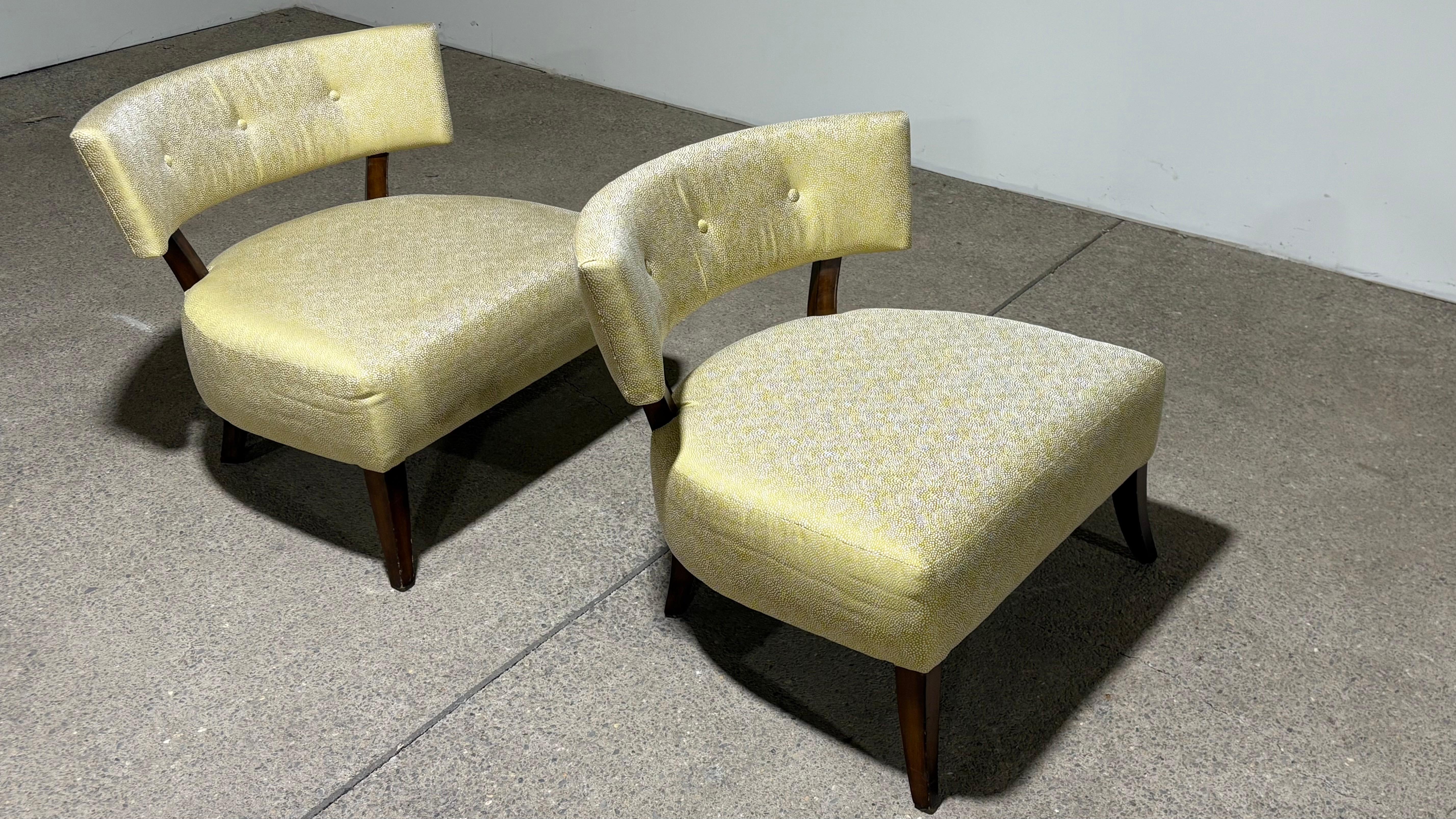 Paire de fauteuils club du milieu du siècle par A Rudin en vente 3