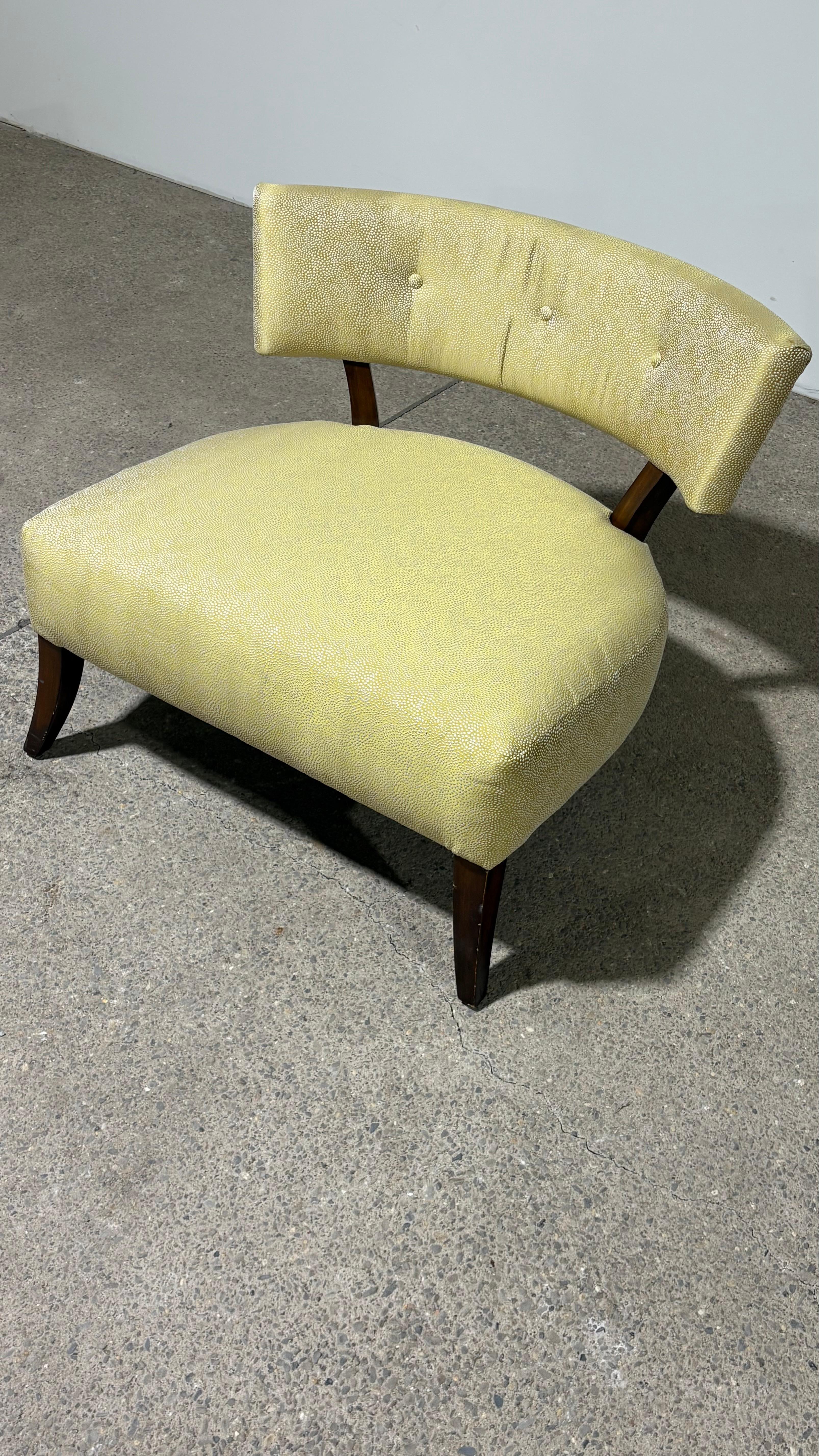 Paire de fauteuils club du milieu du siècle par A Rudin Bon état - En vente à Philadelphia, PA