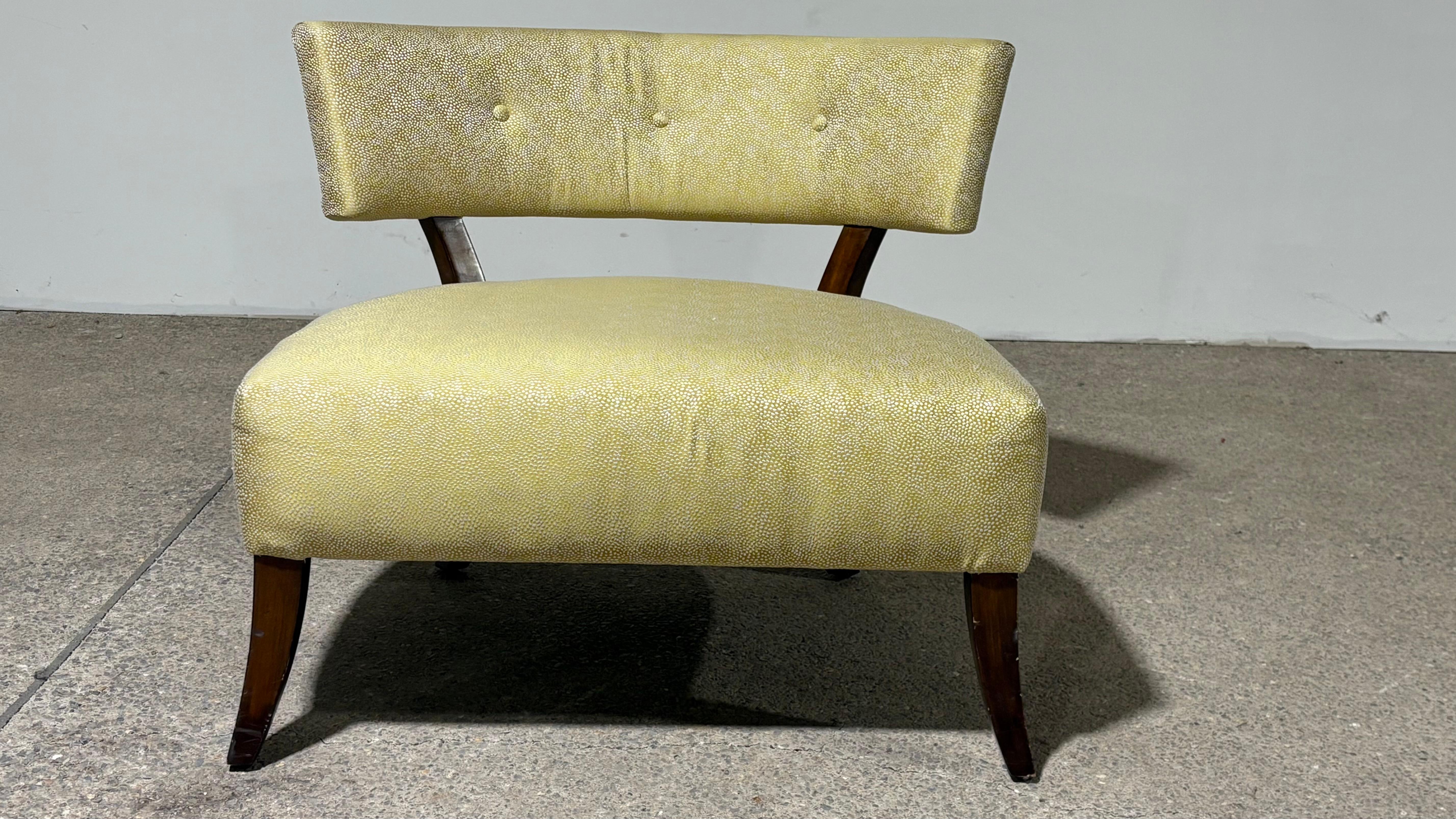 XXIe siècle et contemporain Paire de fauteuils club du milieu du siècle par A Rudin en vente