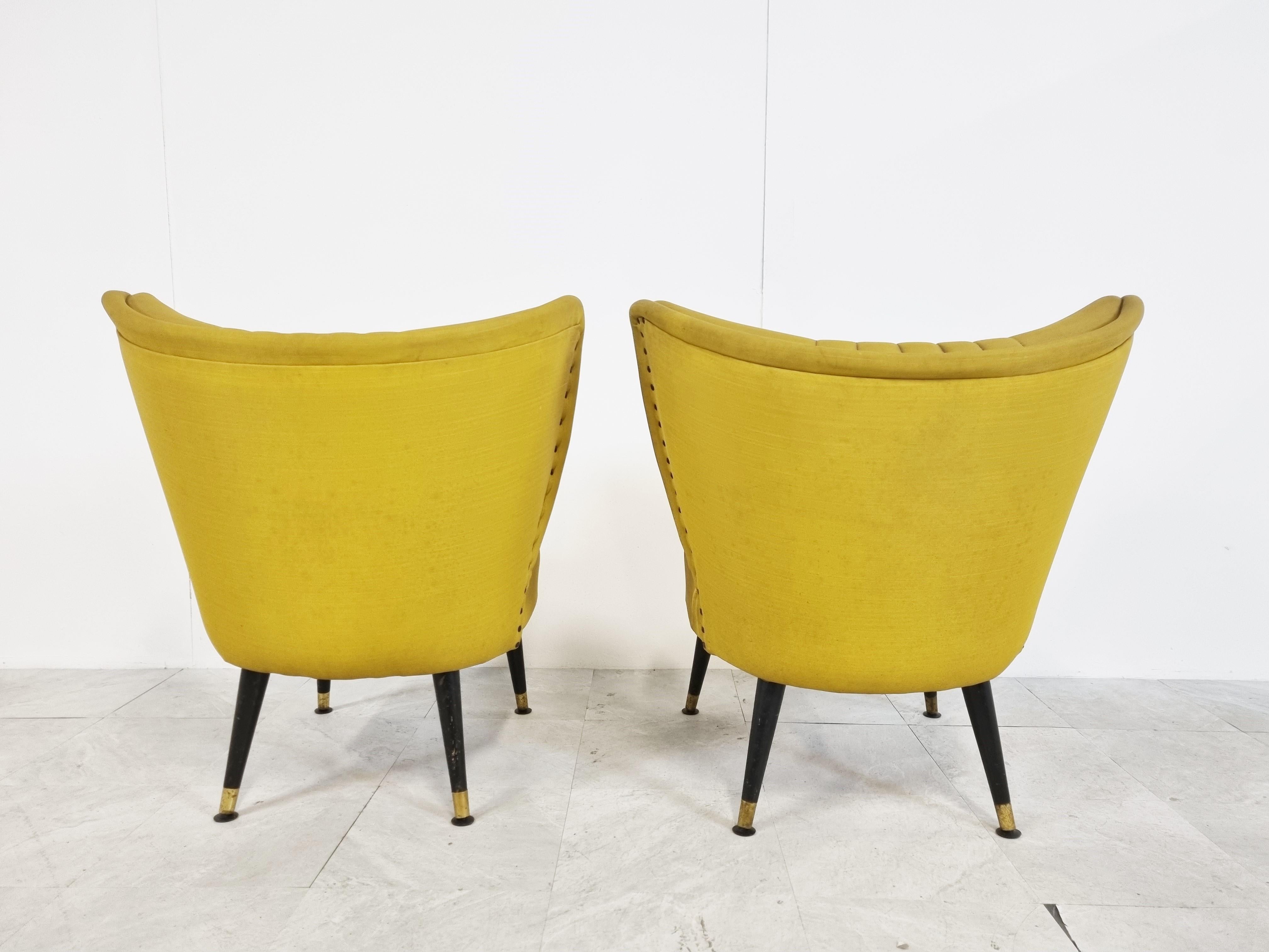 Mid-20th Century Pair of Mid Century Cocktail Chairs, 1960s