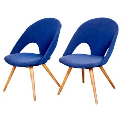 Pair of Mid Century Cocktail Chairs by Eddie Harlis for Thonet, Germany 1950ies